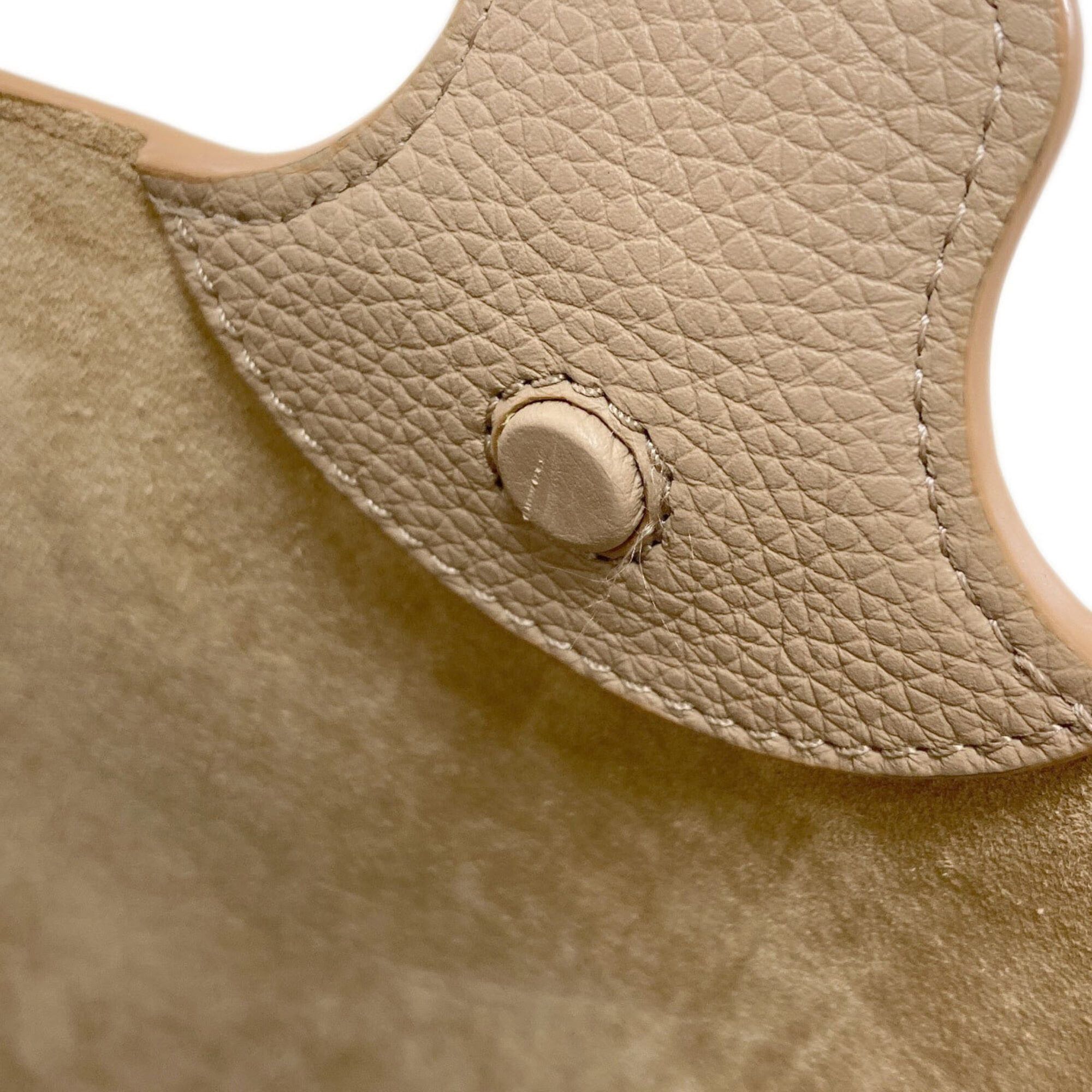 Loewe Loewe Pebble Bucket Mini 2-Way Handbag, Calfskin, Women's Size ONE SIZE - 10 Thumbnail