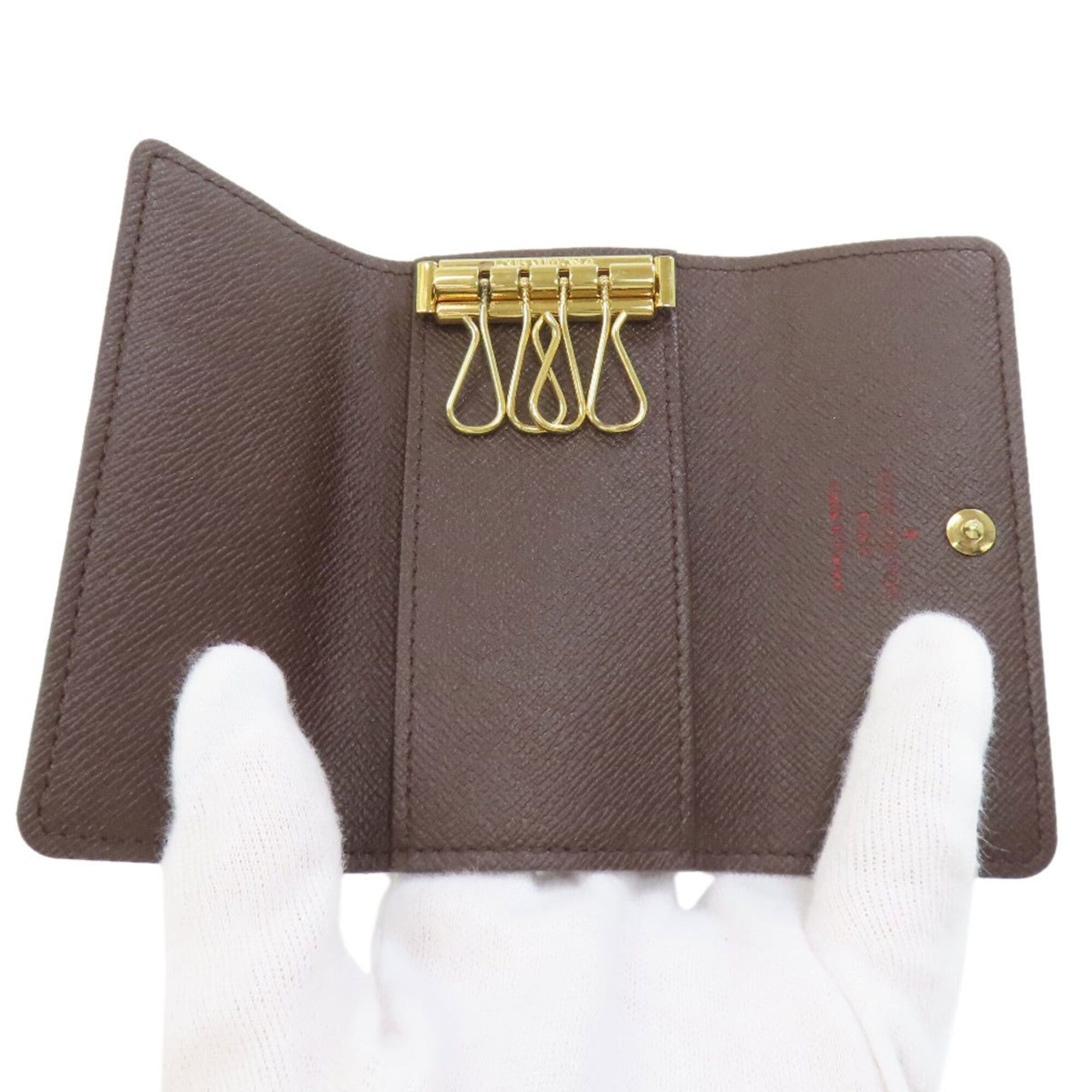 Louis Vuitton Louis Vuitton N62631 Multicles 4 Key Case, Damier Canvas, Women's Size ONE SIZE - 4 Thumbnail