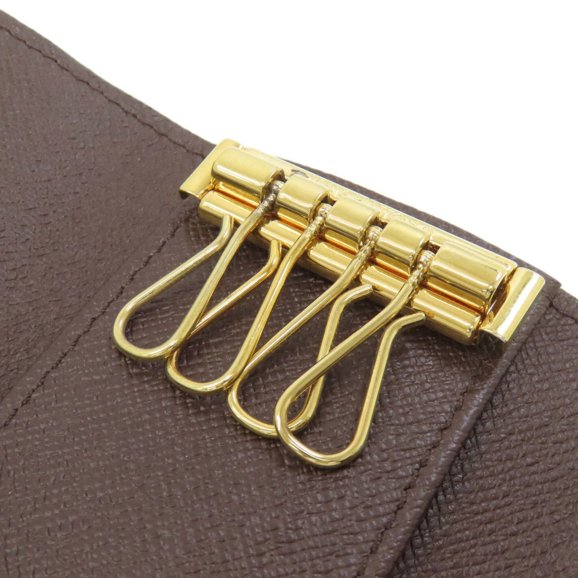 Louis Vuitton Louis Vuitton N62631 Multicles 4 Key Case, Damier Canvas, Women's Size ONE SIZE - 5 Thumbnail