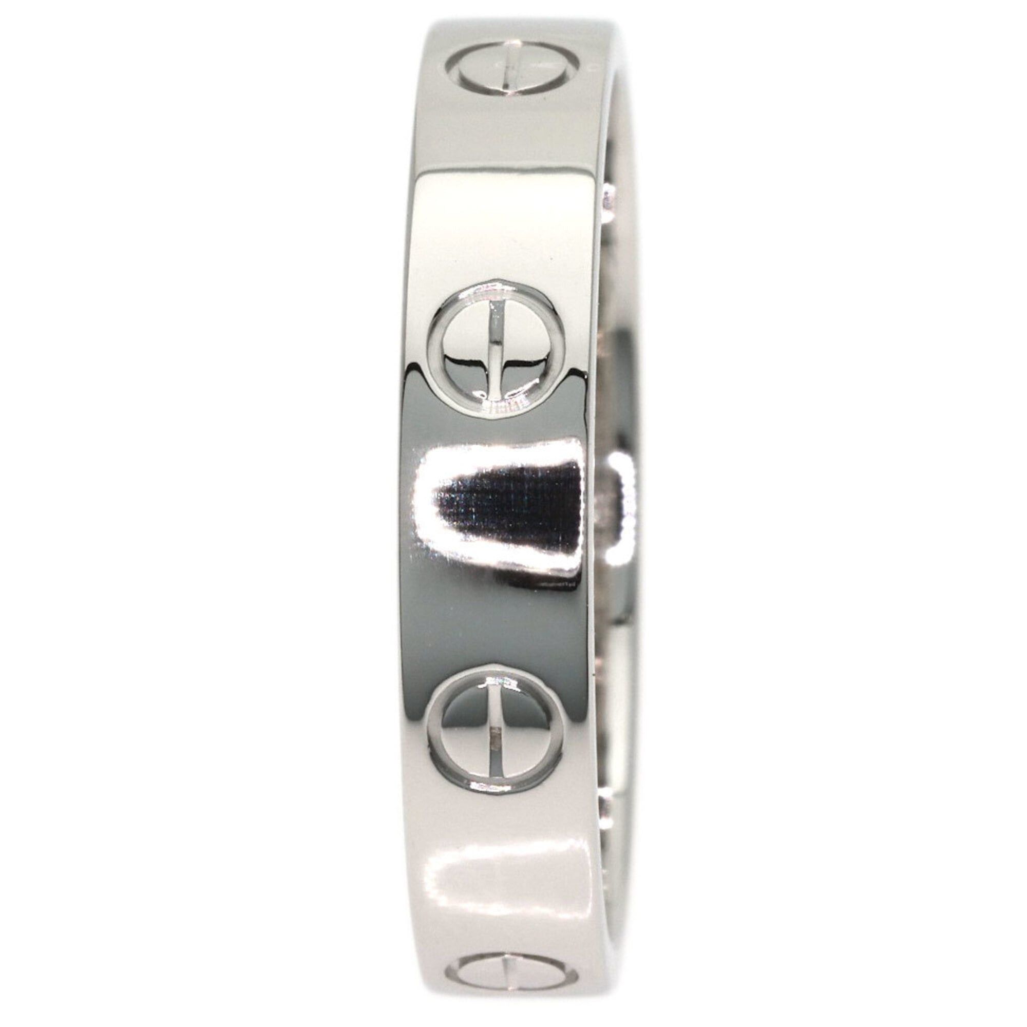 Cartier Cartier Mini Love Ring #59, Platinum PT950, Women's Size ONE SIZE - 3 Thumbnail