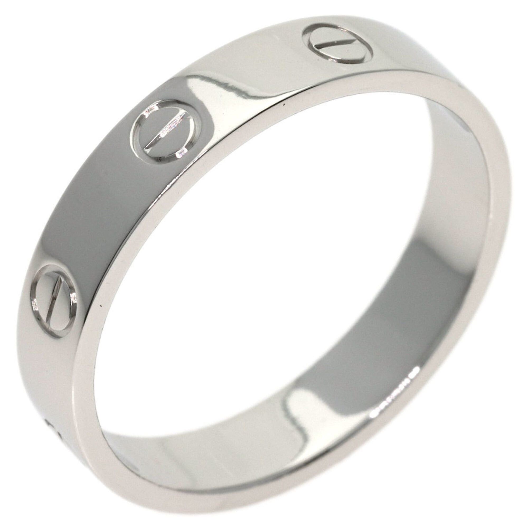 Cartier Cartier Mini Love Ring #59, Platinum PT950, Women's Size ONE SIZE - 2 Thumbnail