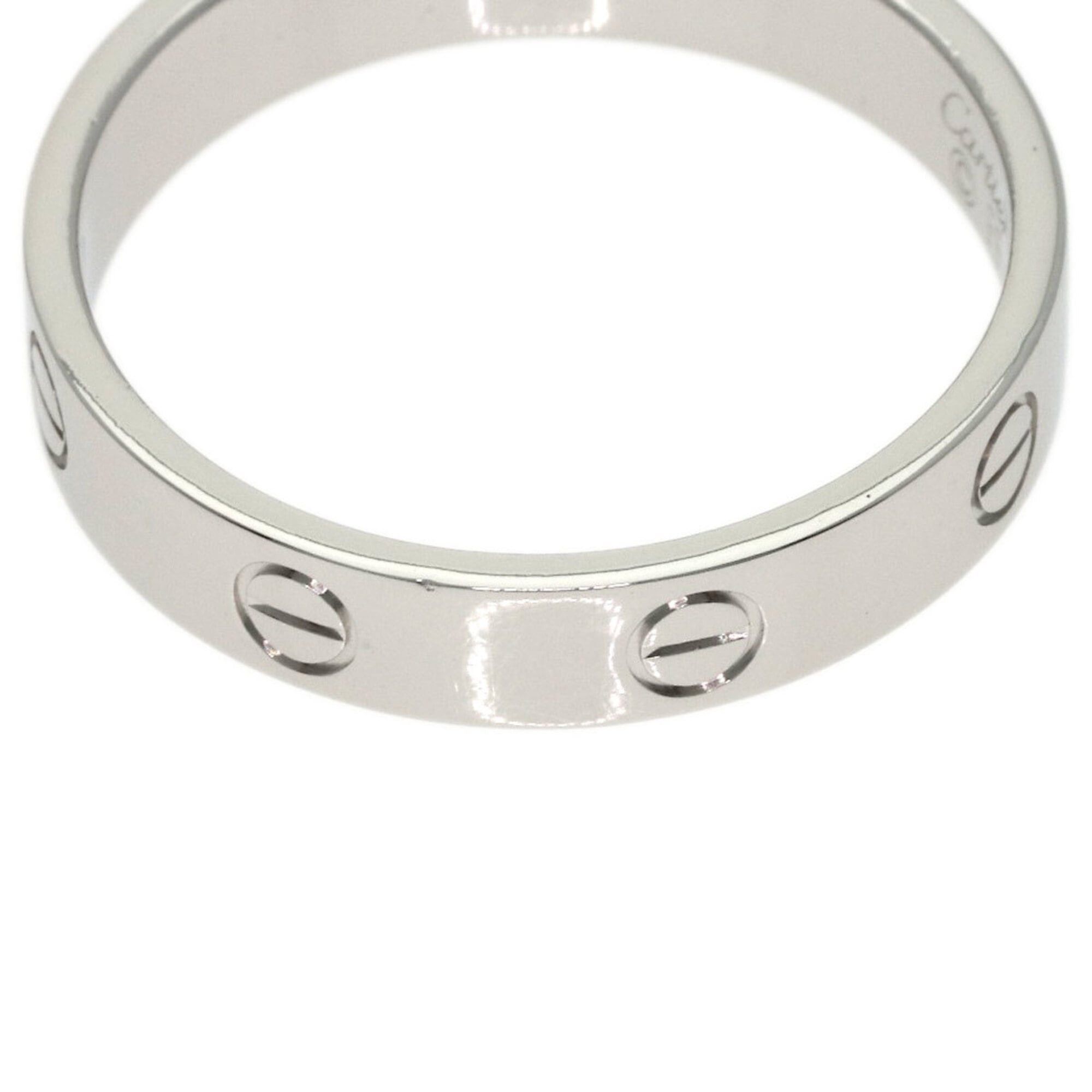 Cartier Cartier Mini Love Ring #59, Platinum PT950, Women's Size ONE SIZE - 6 Thumbnail