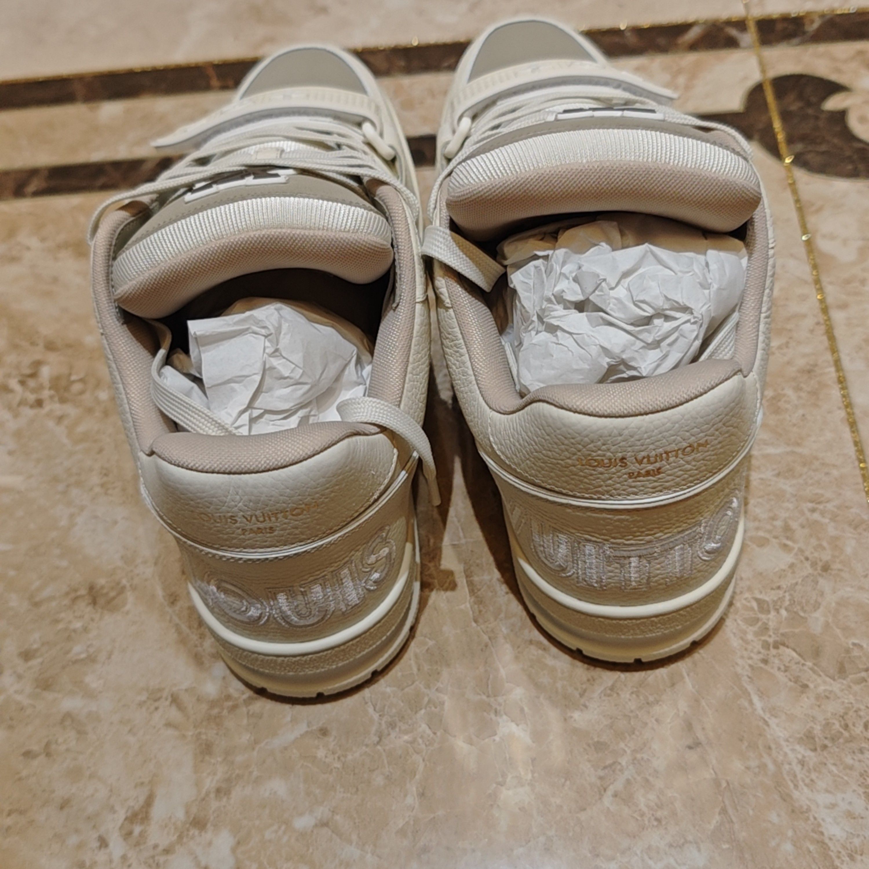 Louis Vuitton Louis Vuitton Beige Trainers Size US 9 / EU 42 Size US 9 / EU 42 - 3 Thumbnail