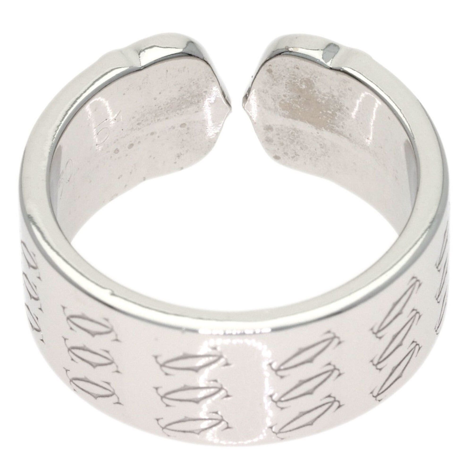 Cartier Cartier C2 Diamond Ring, Size #51, 18K White Gold, Women's Size ONE SIZE - 4 Thumbnail