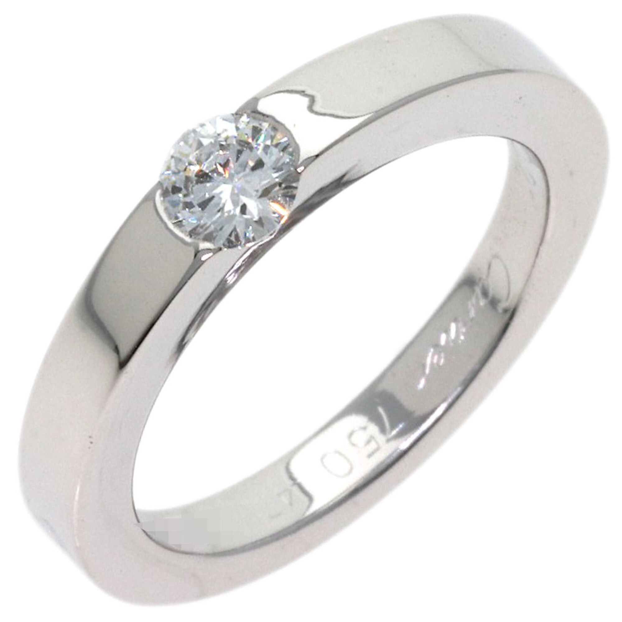 Cartier Cartier Date with Diamond Ring, Size 47, 18K White Gold, Women's Size ONE SIZE - 2 Thumbnail
