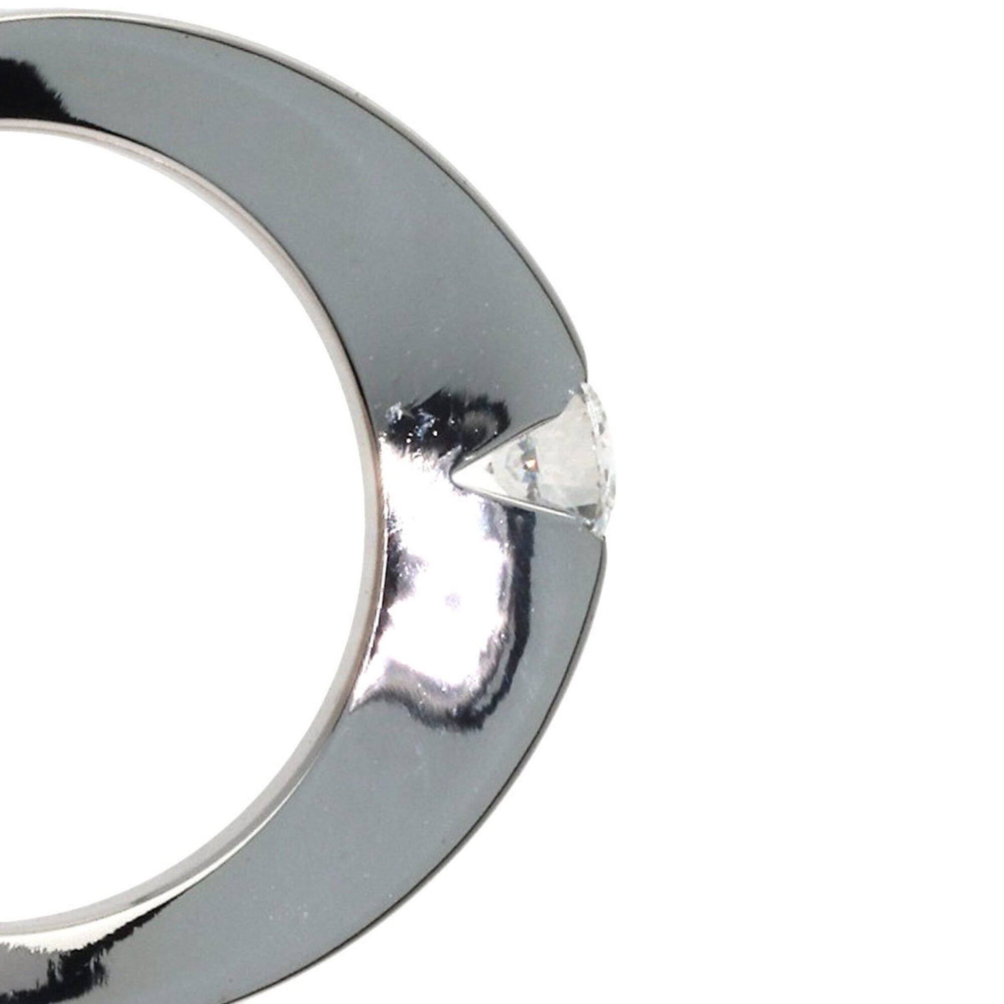 Cartier Cartier Date with Diamond Ring, Size 47, 18K White Gold, Women's Size ONE SIZE - 9 Thumbnail