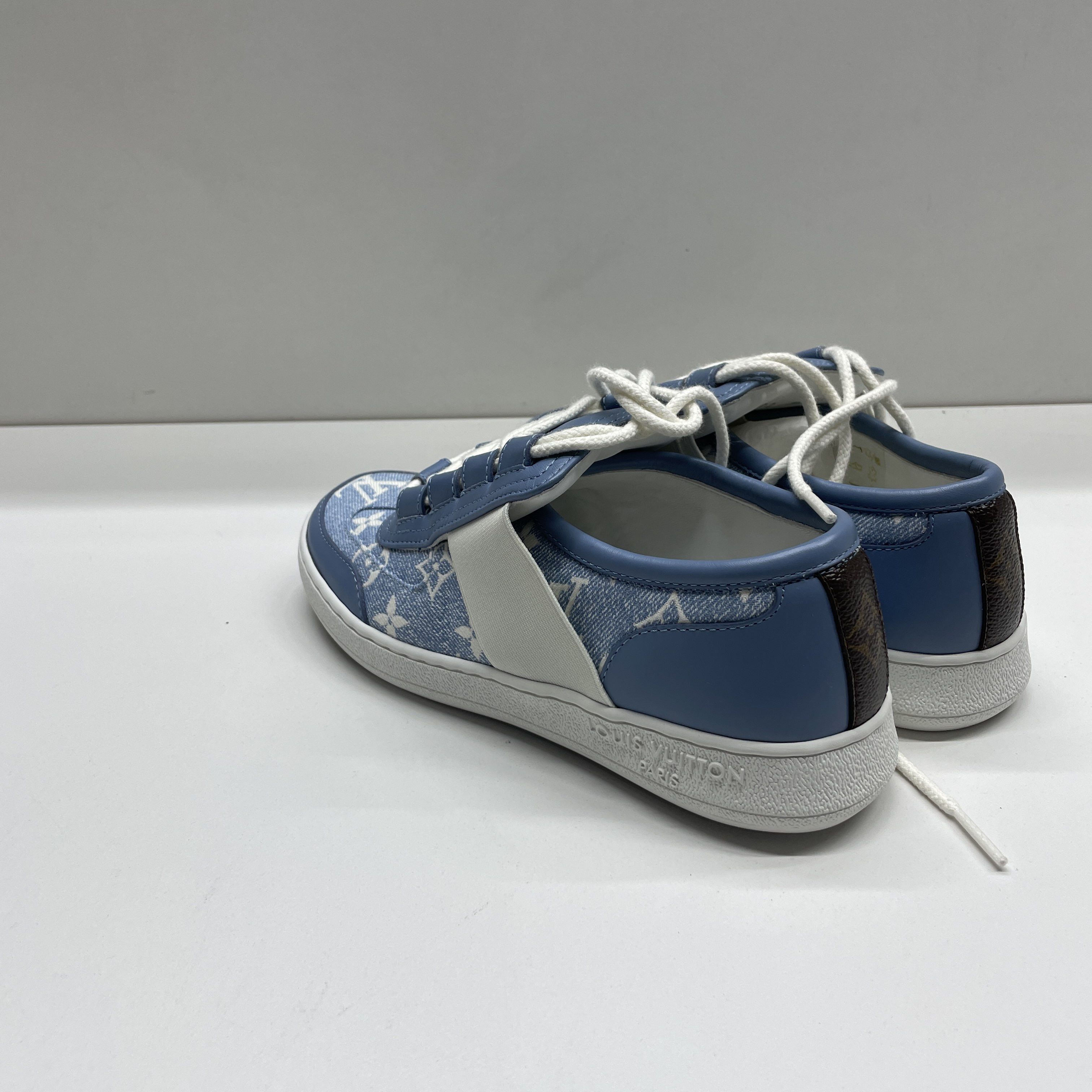Louis Vuitton Louis Vuitton Monogram Denim Lous Low-Top Sneakers 35 Size US 5 / IT 35 - 12 Thumbnail