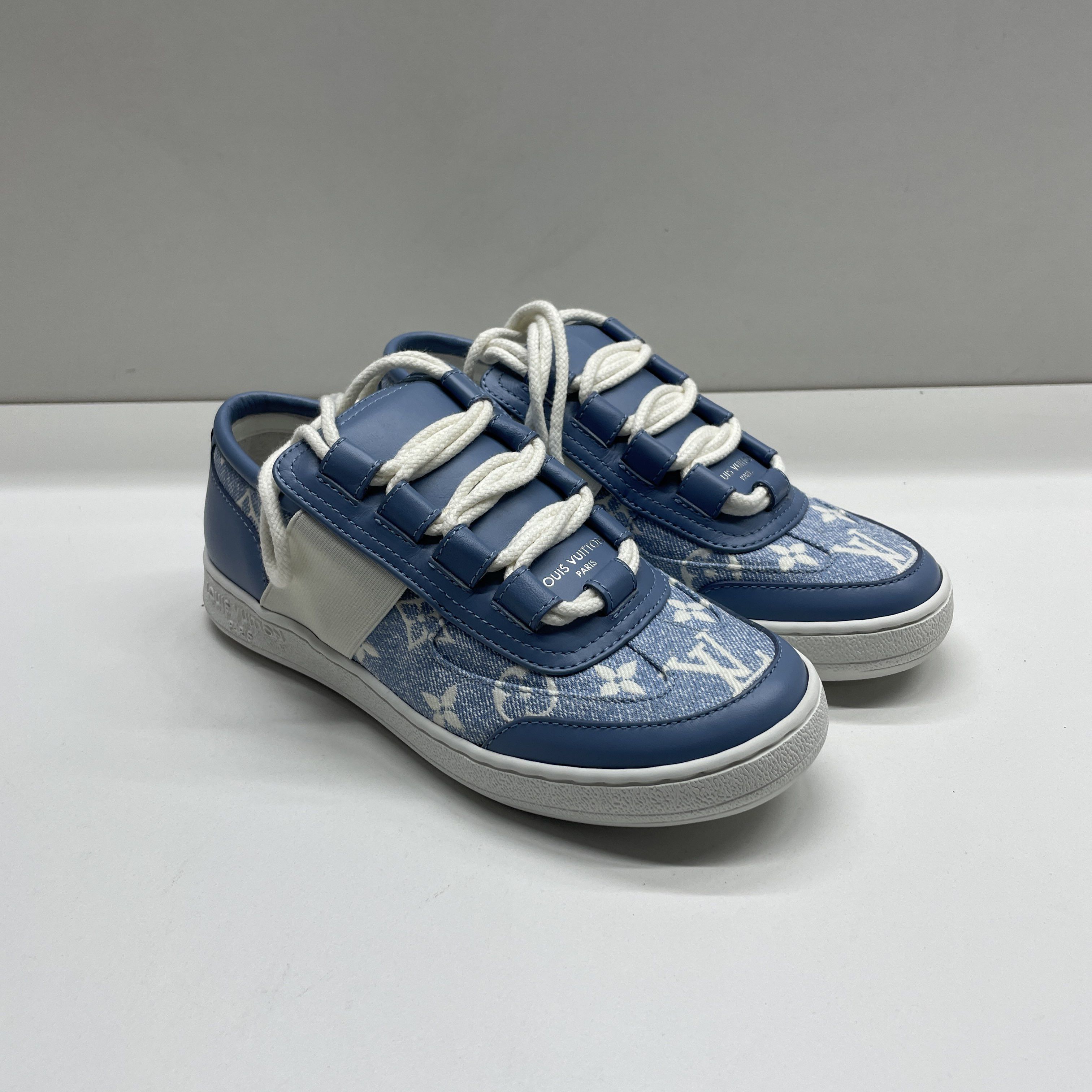 Louis Vuitton Louis Vuitton Monogram Denim Lous Low-Top Sneakers 35 Size US 5 / IT 35 - 13 Thumbnail