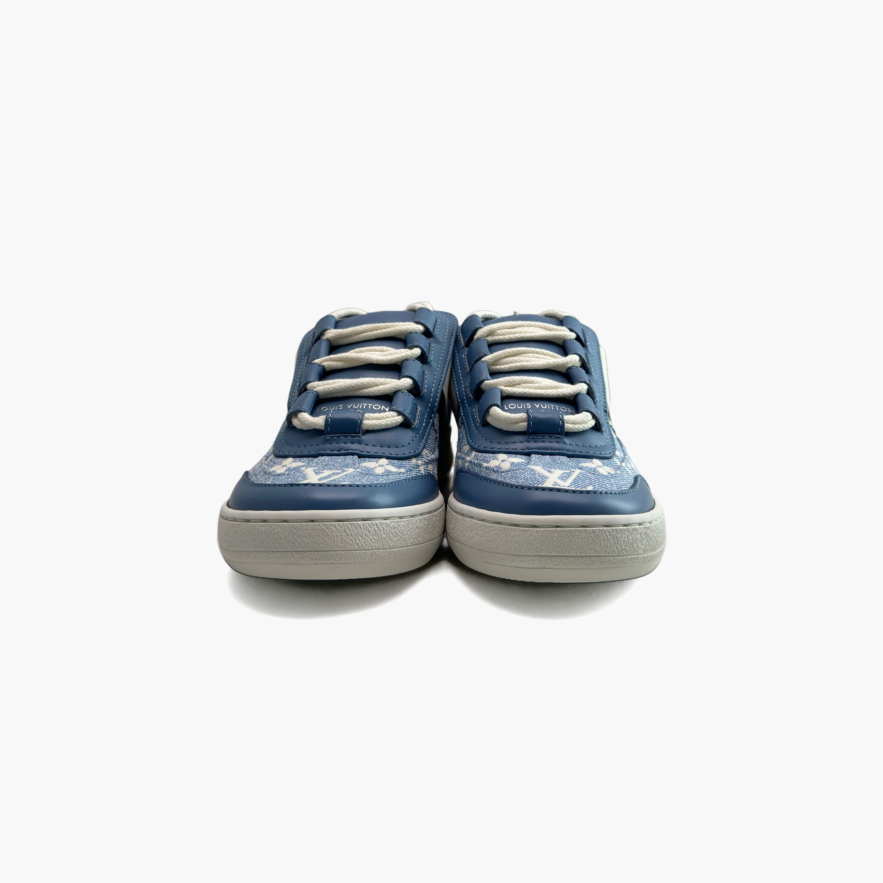 Louis Vuitton Louis Vuitton Monogram Denim Lous Low-Top Sneakers 35 Size US 5 / IT 35 - 5 Thumbnail