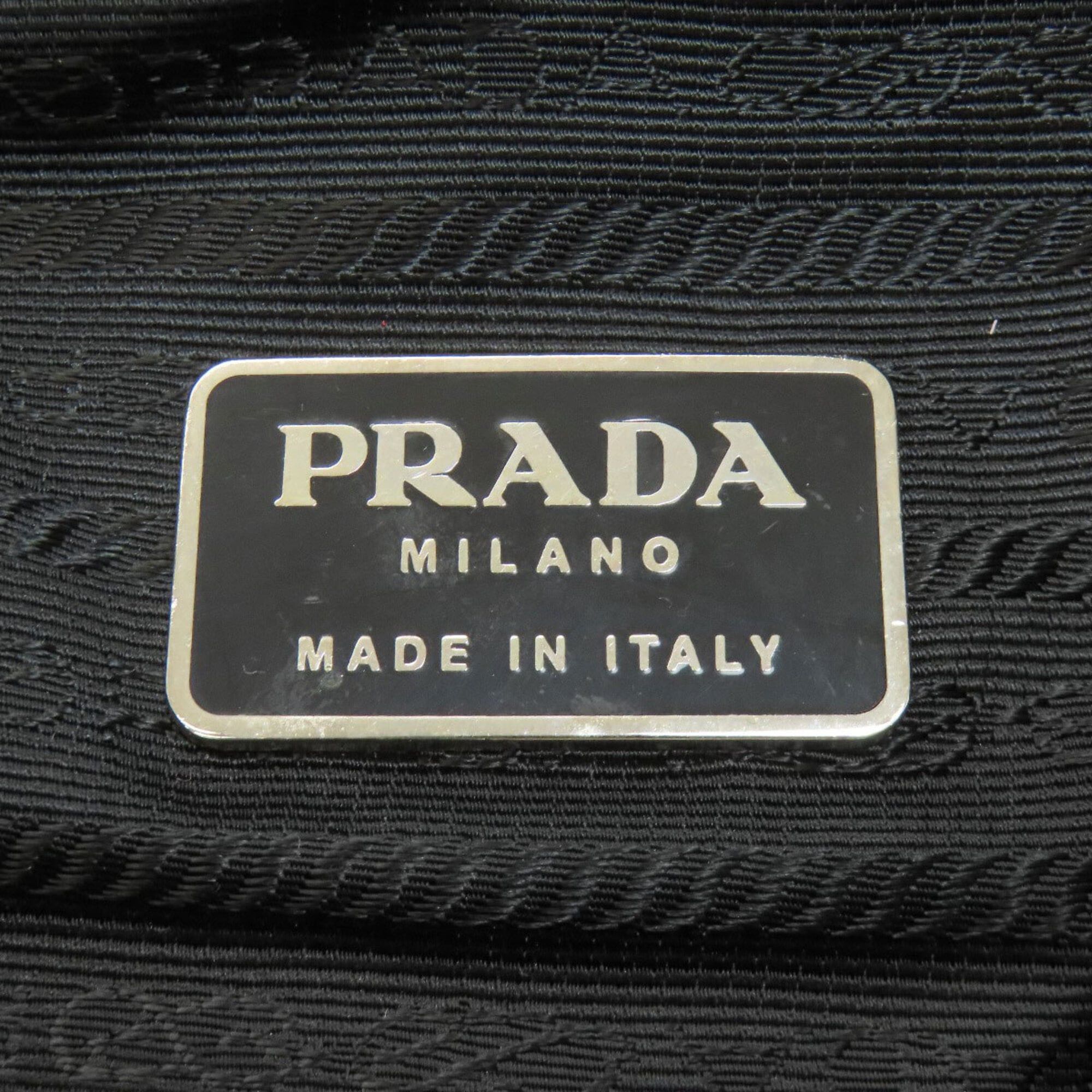 Prada Prada logo hardware backpack/daypack, wool, women's bag Size ONE SIZE - 6 Thumbnail