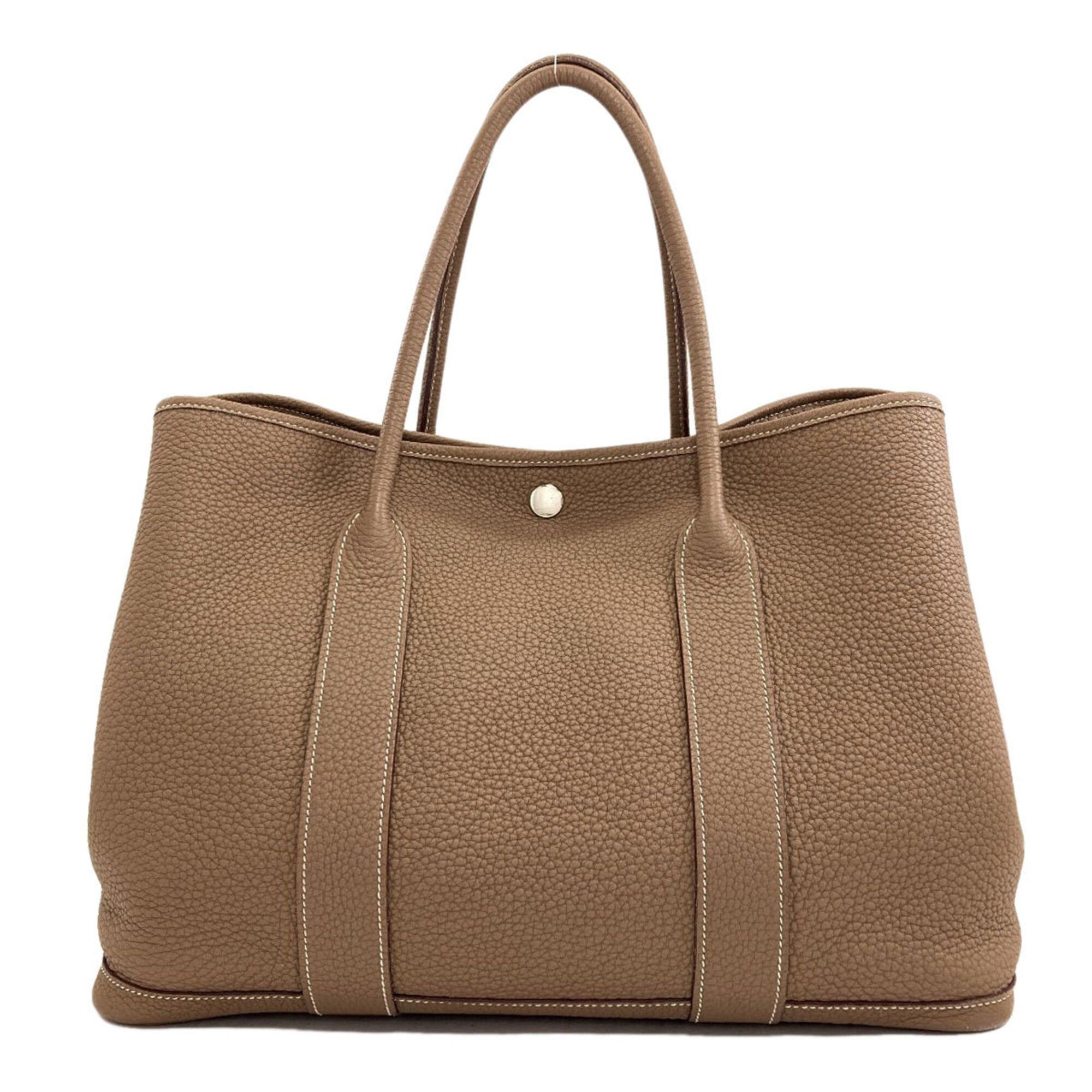 Hermes Hermes Garden Party PM Etoupe Tote Bag with Silver Hardware, Negonda Leather, for Women Size ONE SIZE - 2 Thumbnail