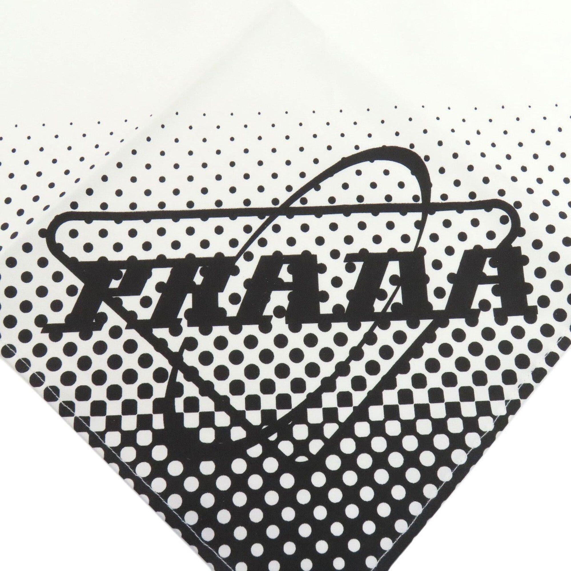 Prada Prada Triangle Dot Scarf/Muffler, Cotton, Women's Size ONE SIZE - 4 Thumbnail