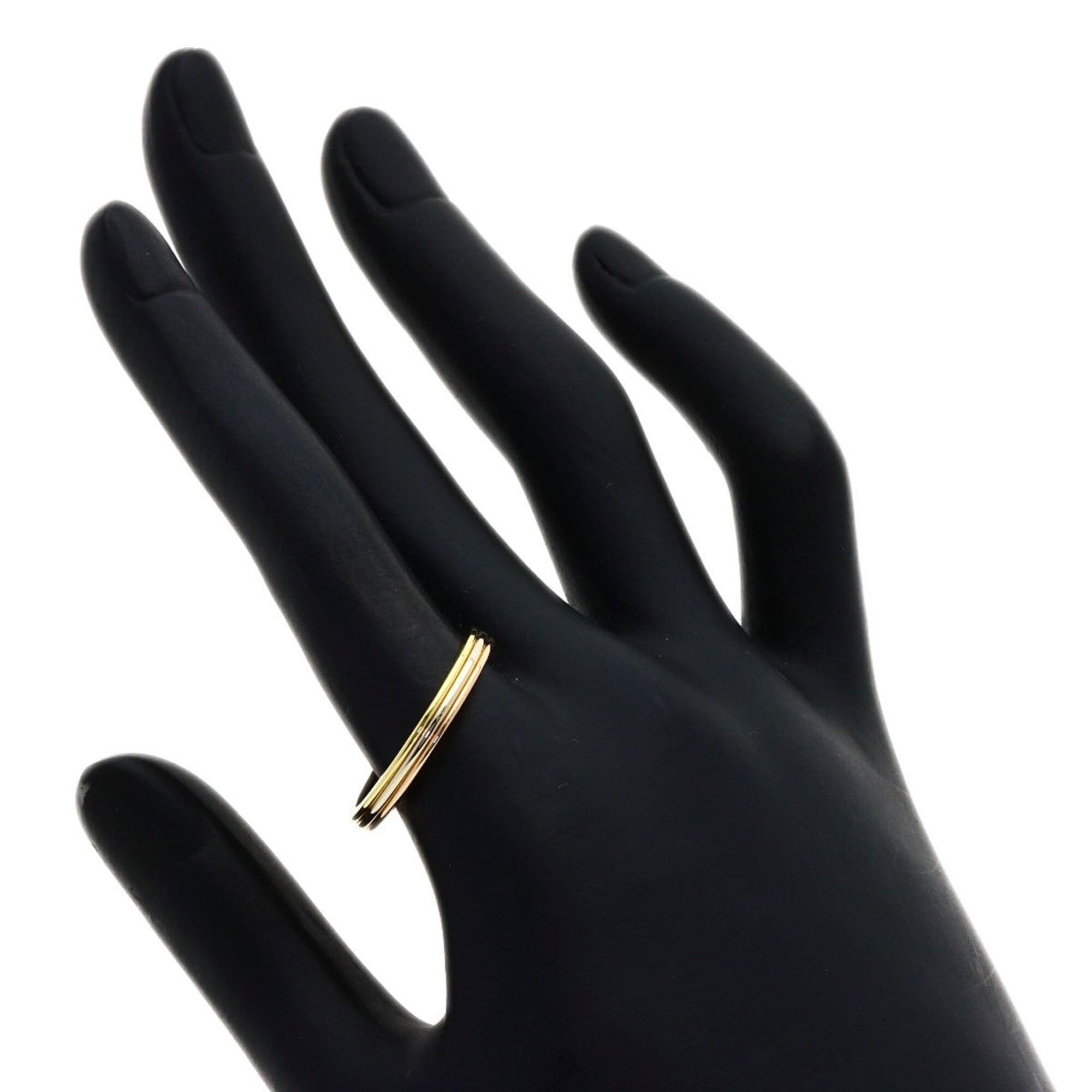 Cartier Cartier 3-color #60 Ring - 18K Yellow Gold/18K Pink White Gold Women's Size ONE SIZE - 6 Thumbnail