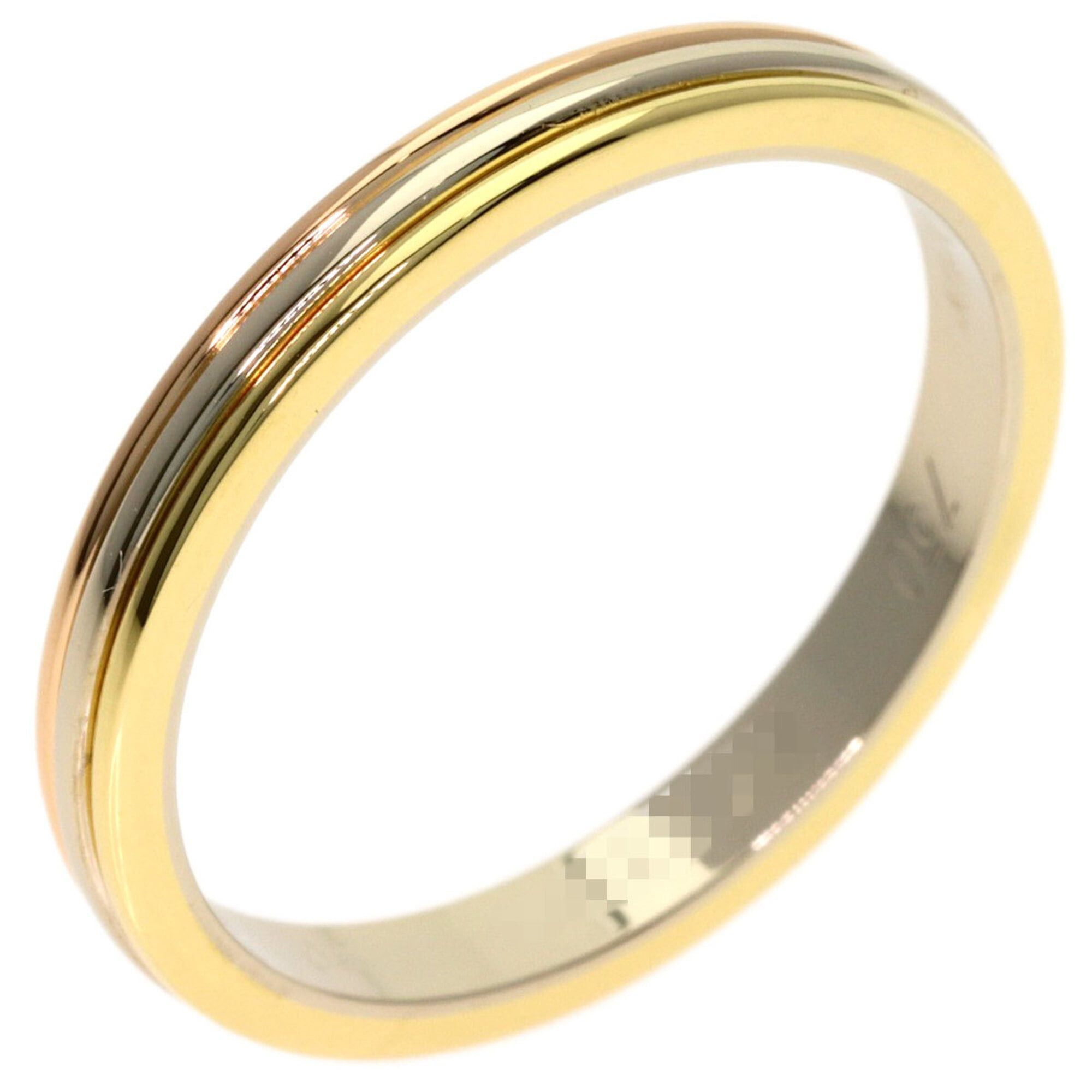 Cartier Cartier 3-color #60 Ring - 18K Yellow Gold/18K Pink White Gold Women's Size ONE SIZE - 2 Thumbnail