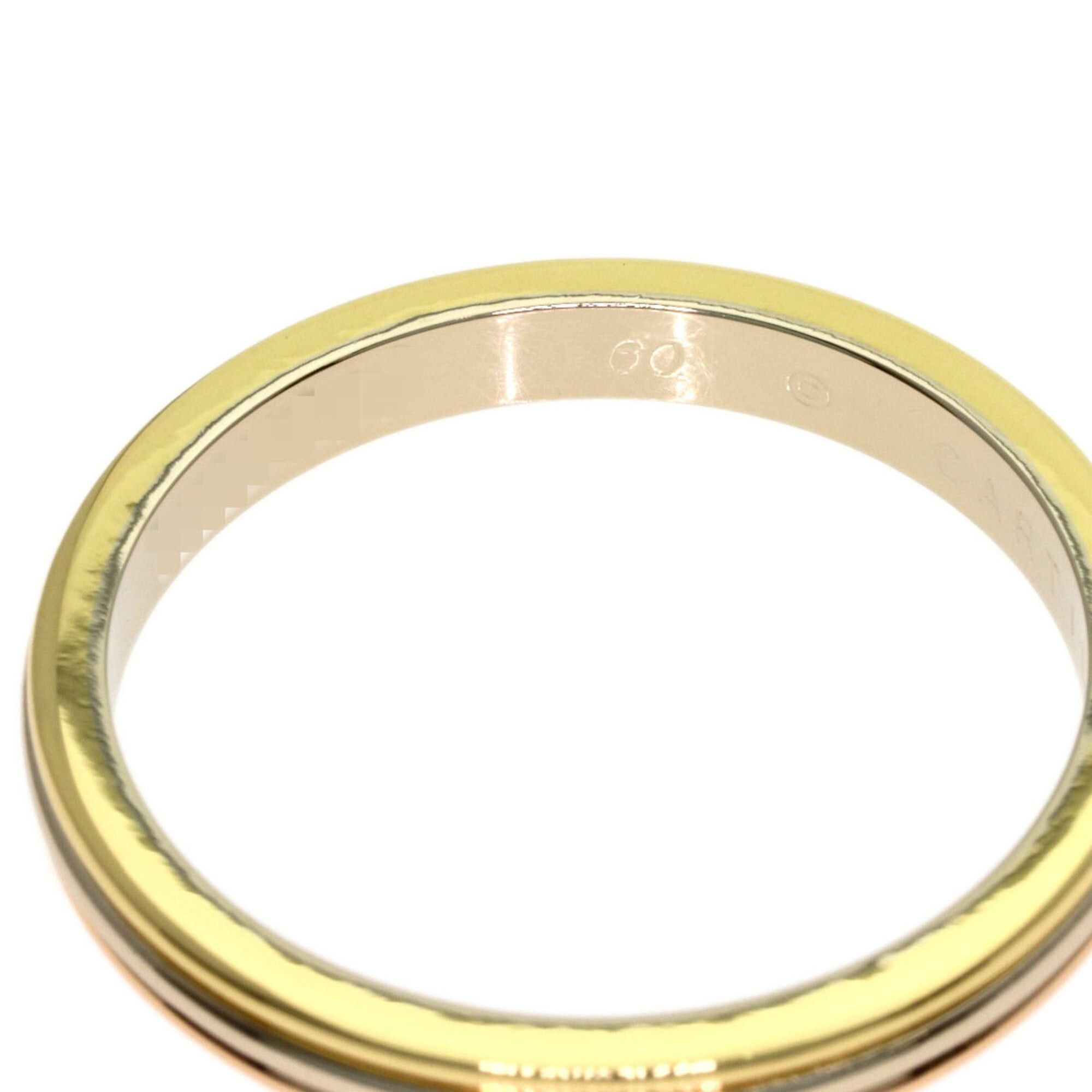 Cartier Cartier 3-color #60 Ring - 18K Yellow Gold/18K Pink White Gold Women's Size ONE SIZE - 5 Thumbnail