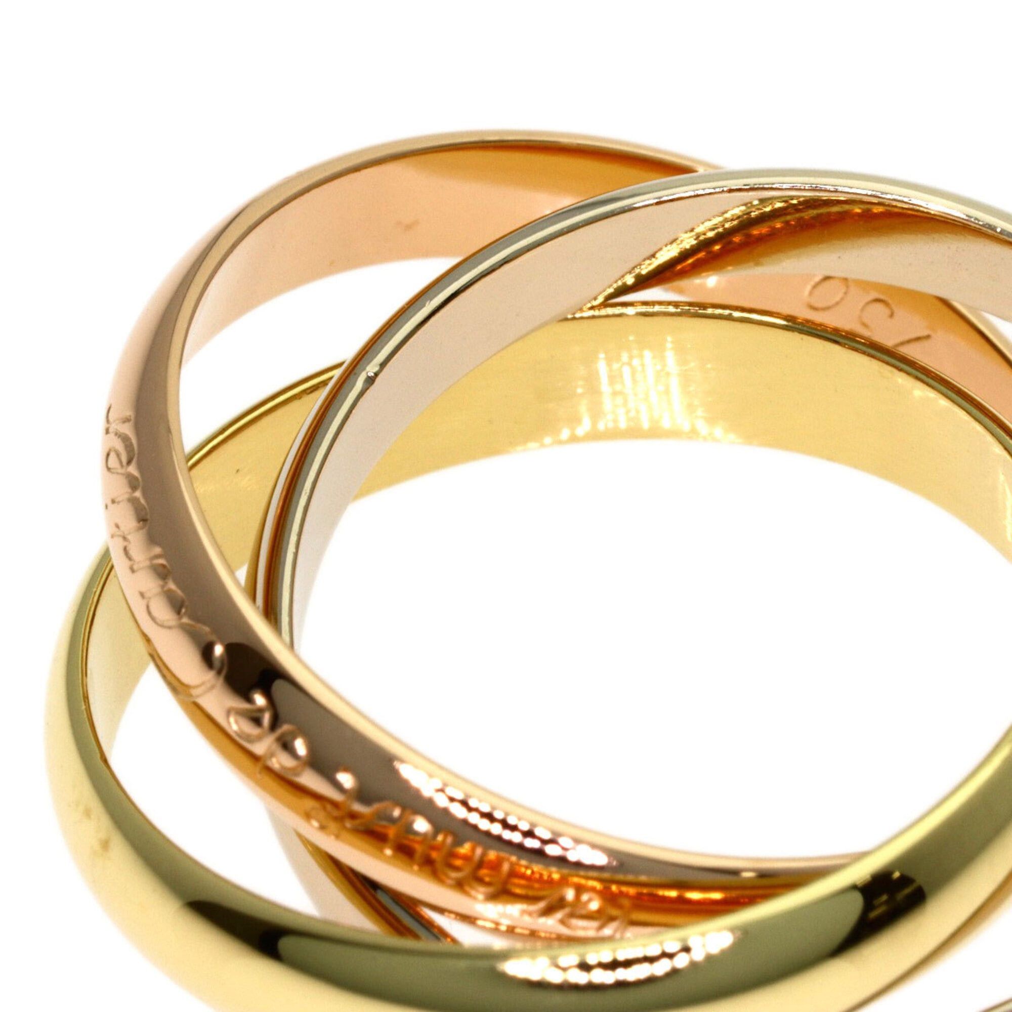 Cartier Cartier Trinity #54 Ring - 18K Yellow Gold/18K Pink White Gold Women's Size ONE SIZE - 6 Thumbnail