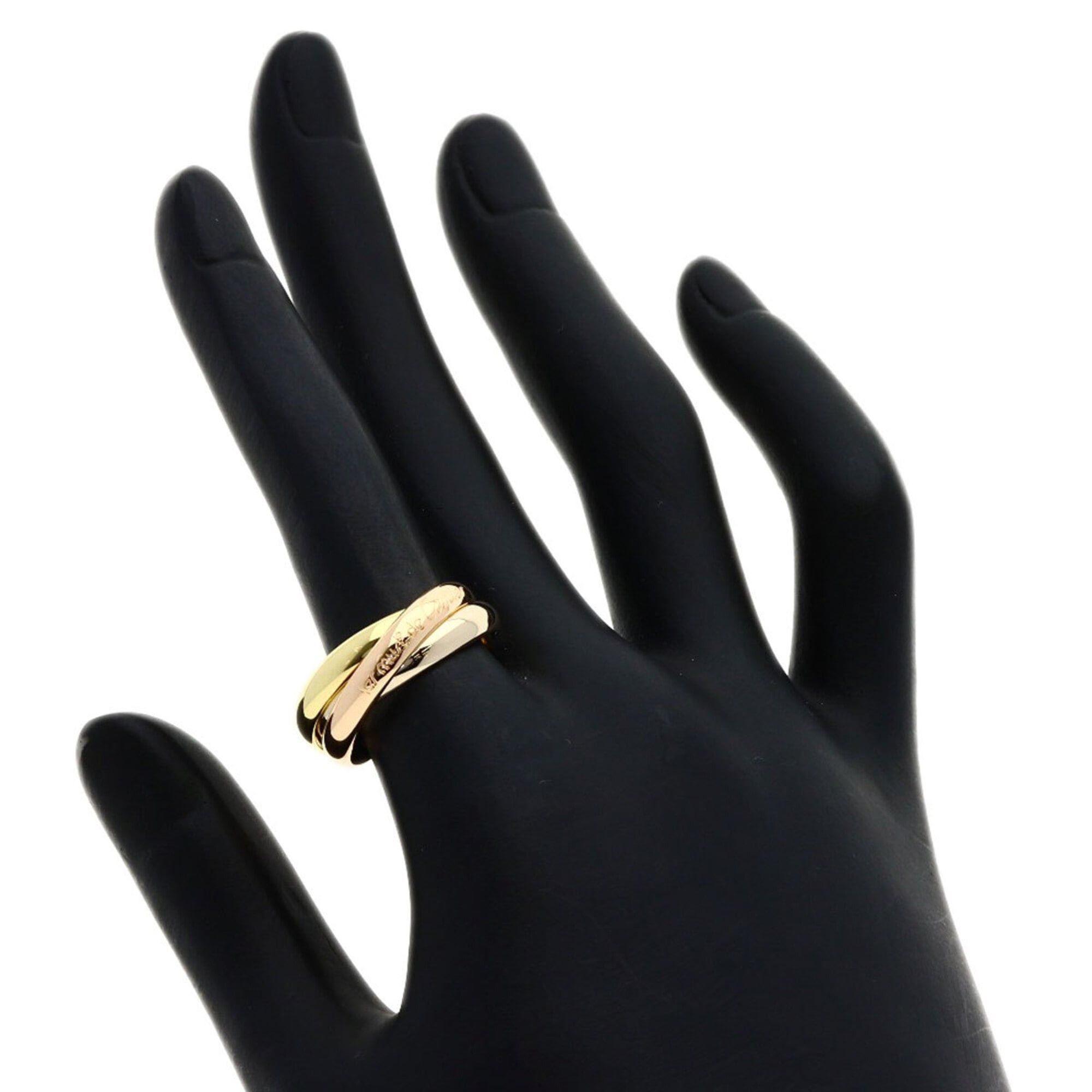 Cartier Cartier Trinity #54 Ring - 18K Yellow Gold/18K Pink White Gold Women's Size ONE SIZE - 4 Thumbnail