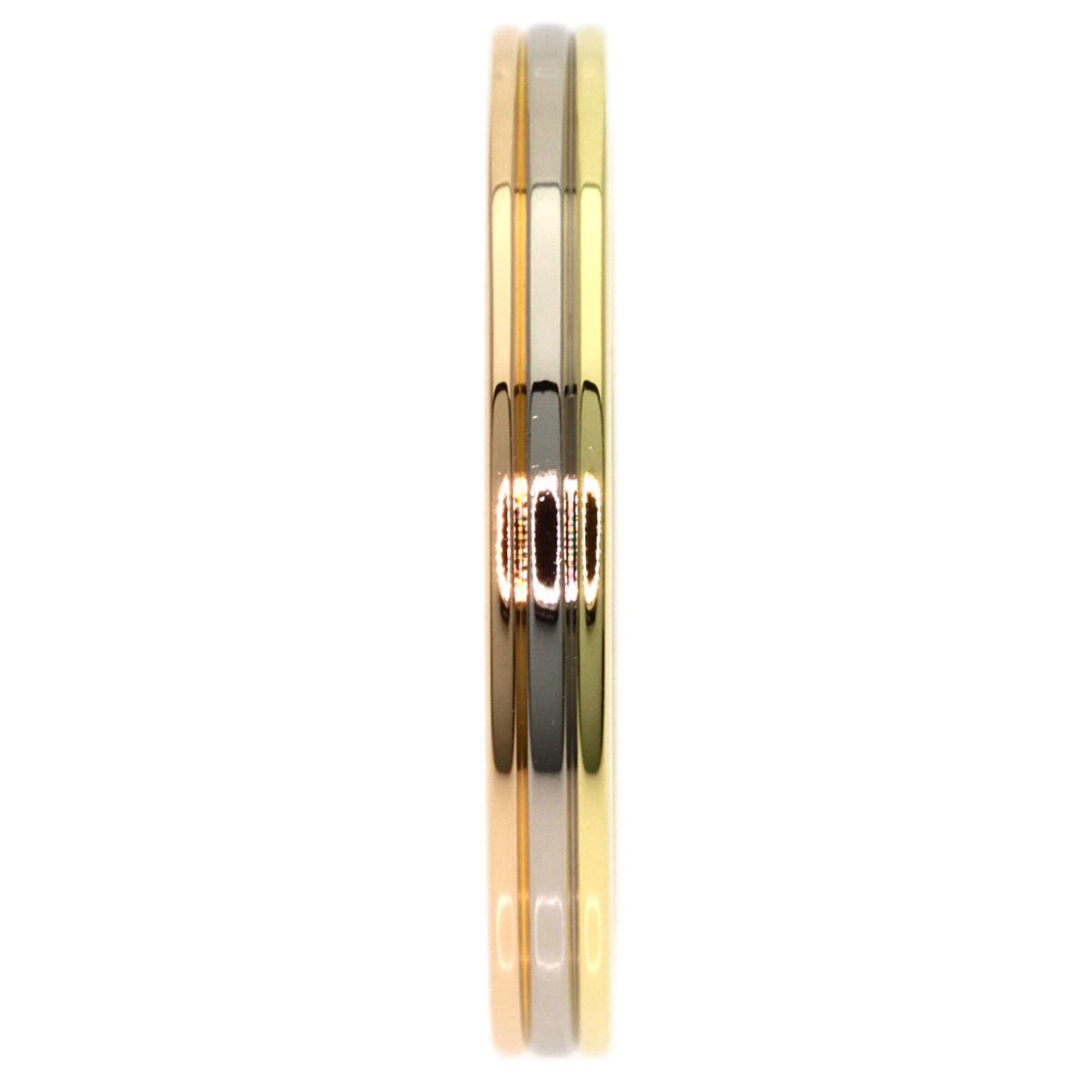 Cartier Cartier Three-Color #57 Ring - 18K Yellow Gold/18K Pink White Gold Women's Size ONE SIZE - 6 Thumbnail