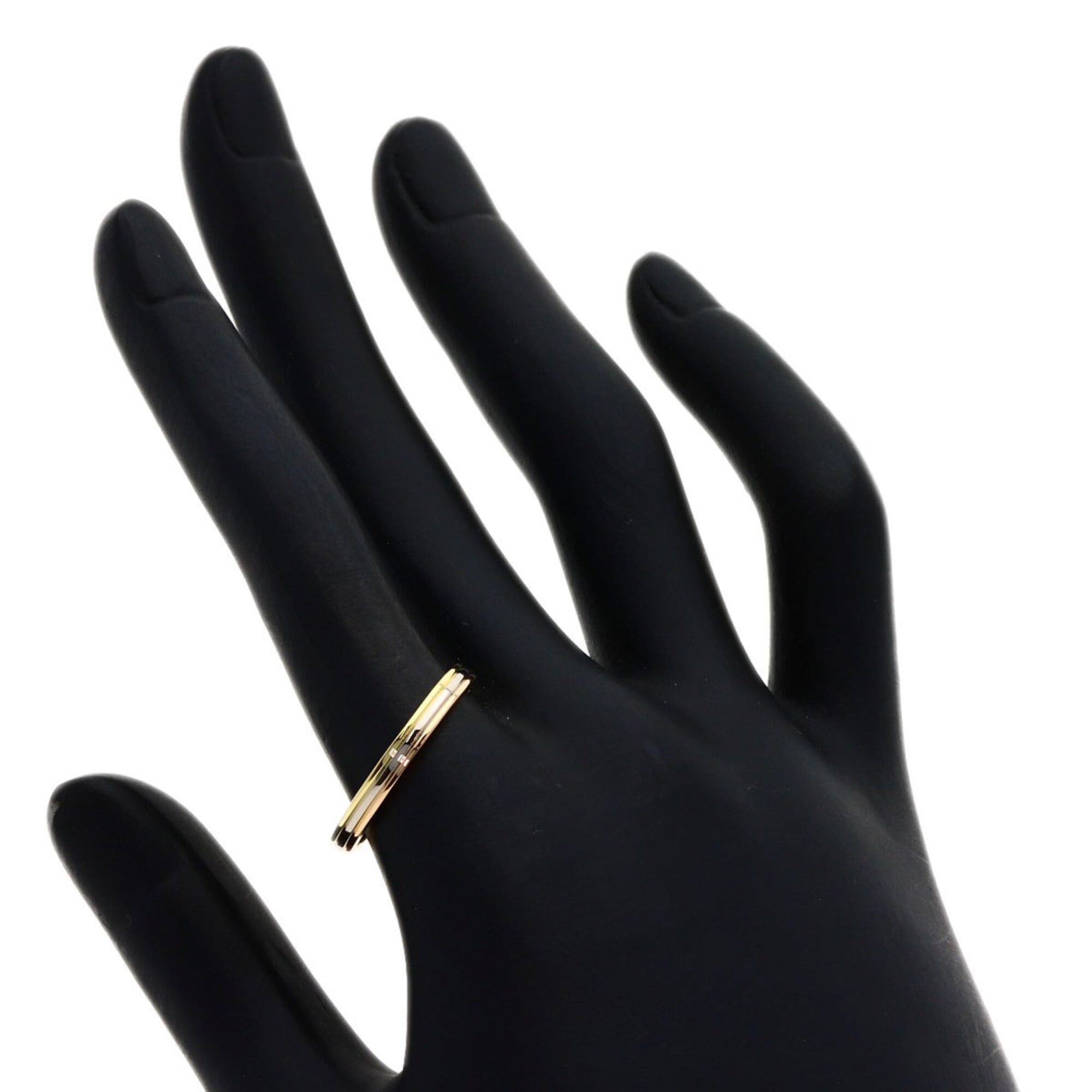Cartier Cartier Three-Color #57 Ring - 18K Yellow Gold/18K Pink White Gold Women's Size ONE SIZE - 5 Thumbnail