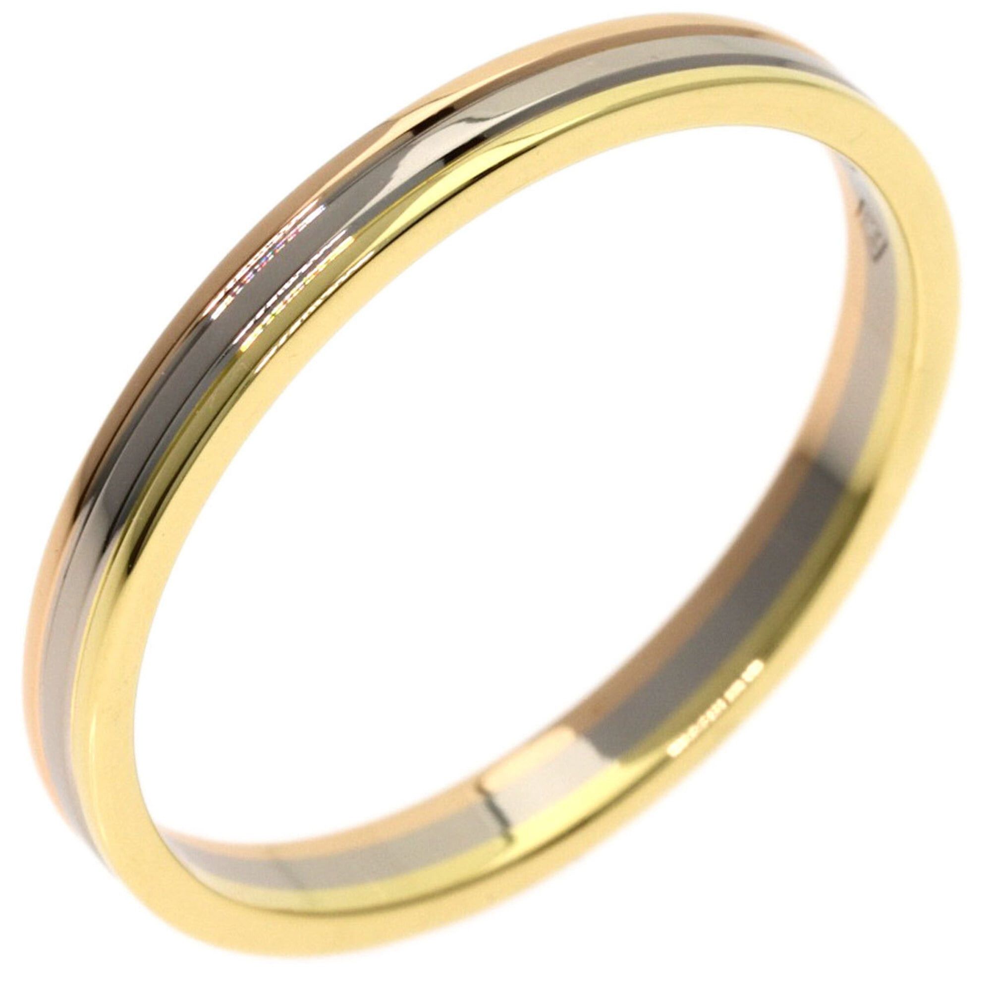 Cartier Cartier Three-Color #57 Ring - 18K Yellow Gold/18K Pink White Gold Women's Size ONE SIZE - 2 Thumbnail