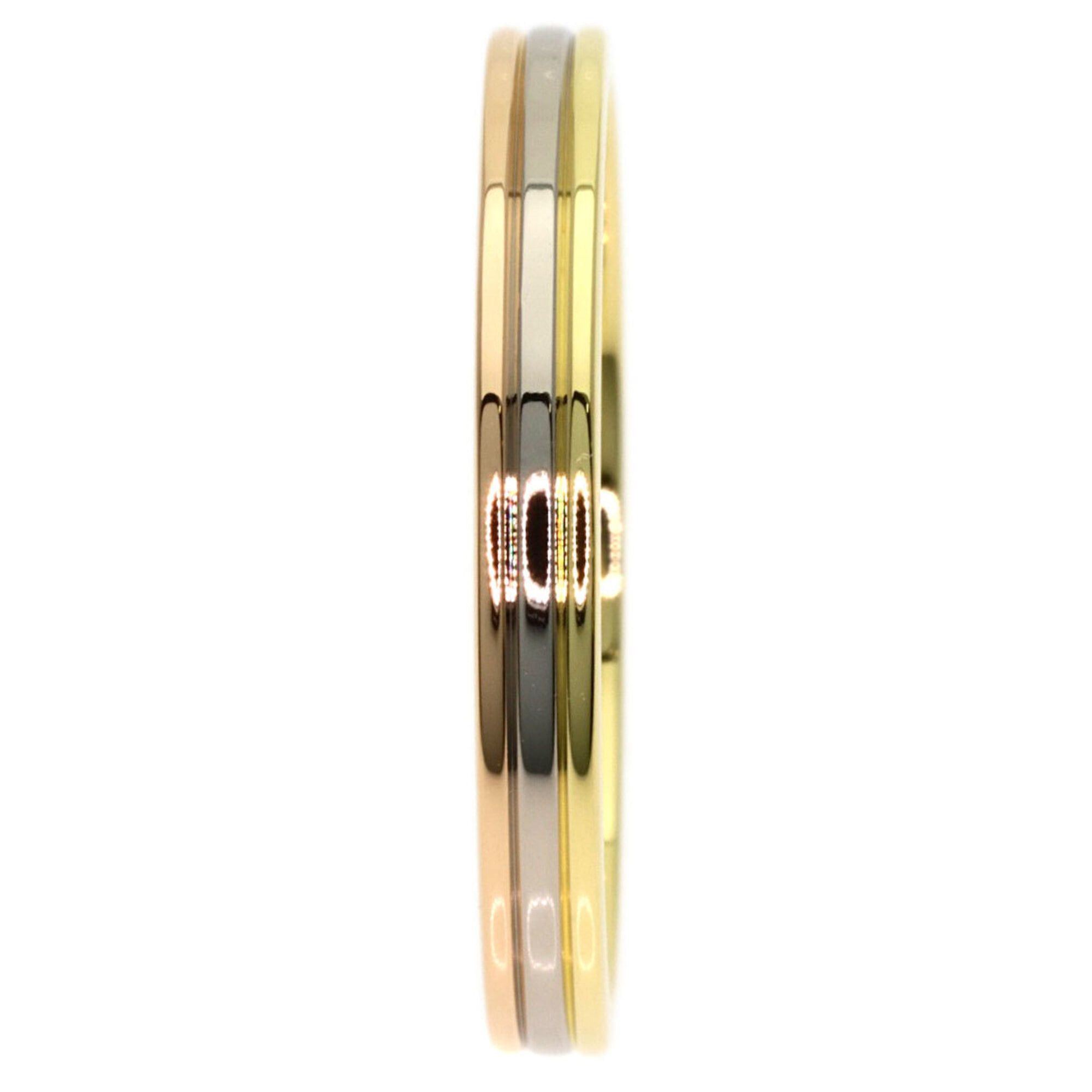 Cartier Cartier Three-Color #57 Ring - 18K Yellow Gold/18K Pink White Gold Women's Size ONE SIZE - 3 Thumbnail