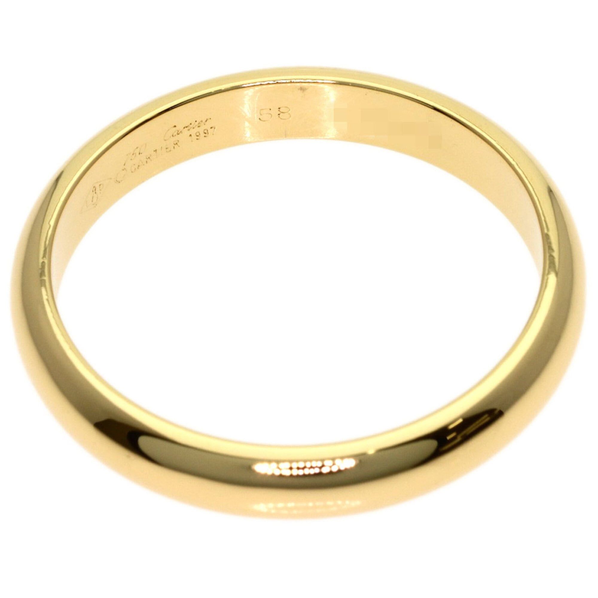 Cartier Cartier Wedding Ring #58, 18K Yellow Gold, Women's Size ONE SIZE - 4 Thumbnail