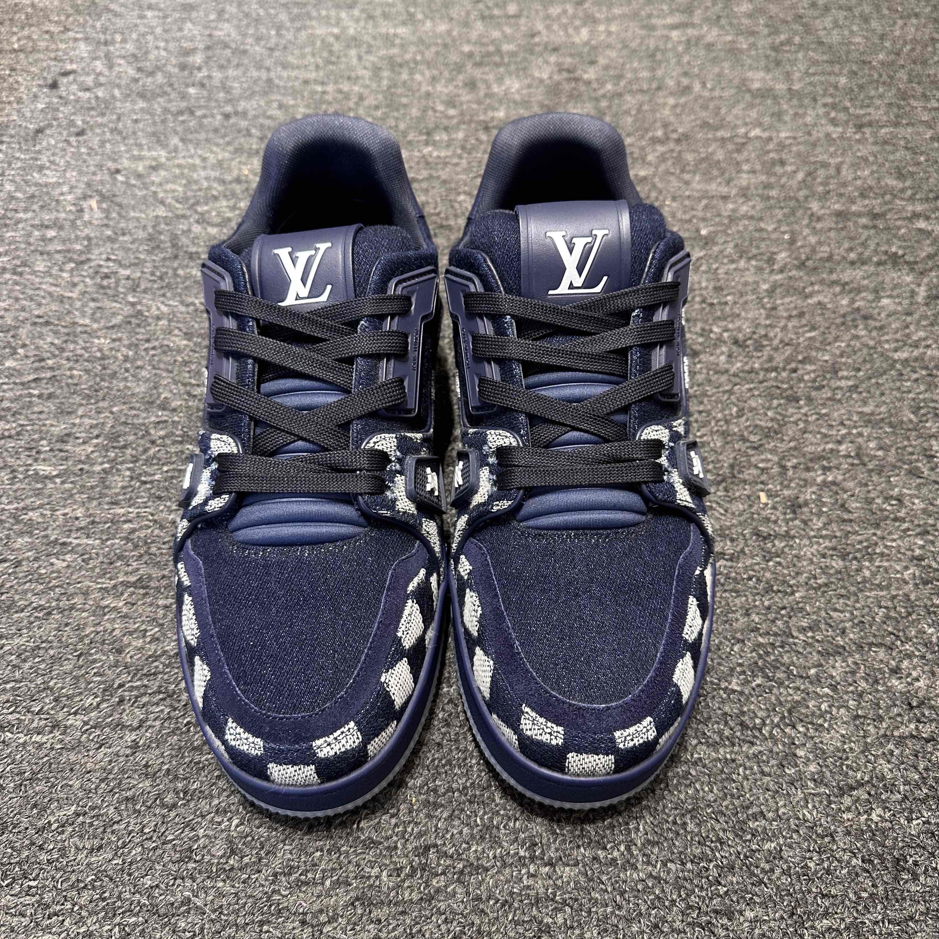 Louis Vuitton Louis Vuitton Damier Denim Trainer Sneakers US 6 Size US 6 / EU 39 - 2 Thumbnail