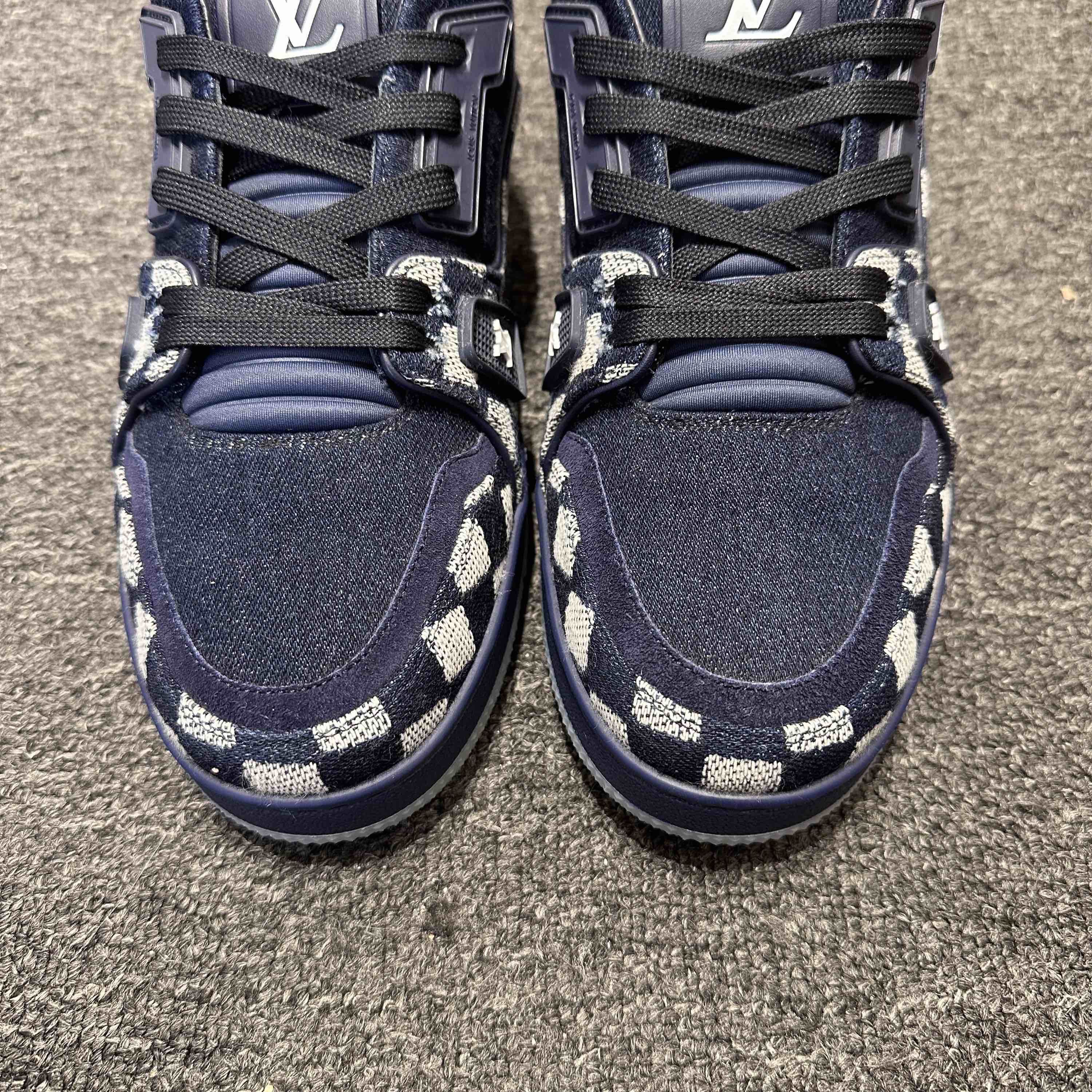 Louis Vuitton Louis Vuitton Damier Denim Trainer Sneakers US 6 Size US 6 / EU 39 - 9 Thumbnail