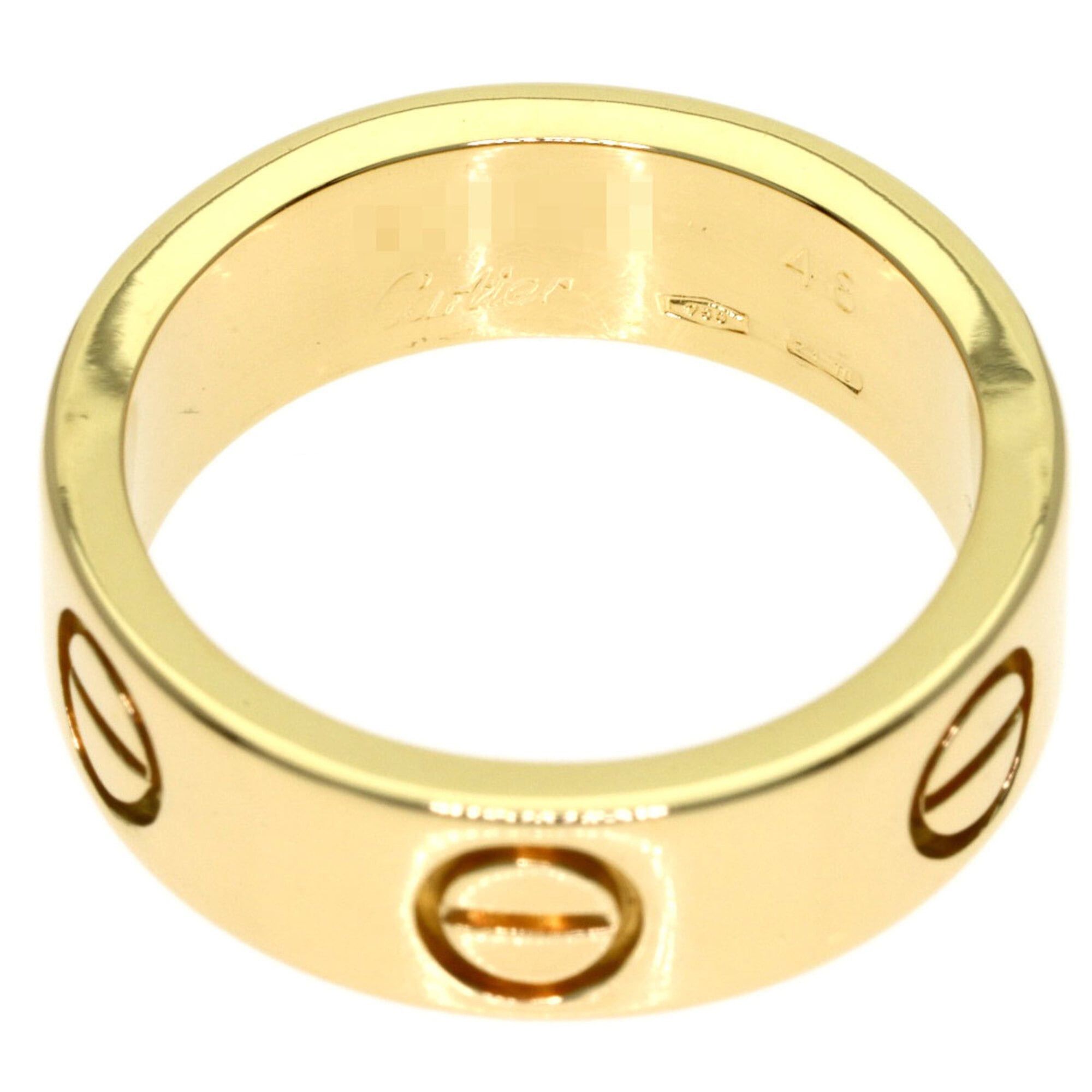 Cartier Cartier Love Ring #48, 18K Yellow Gold, Women's Size ONE SIZE - 4 Thumbnail