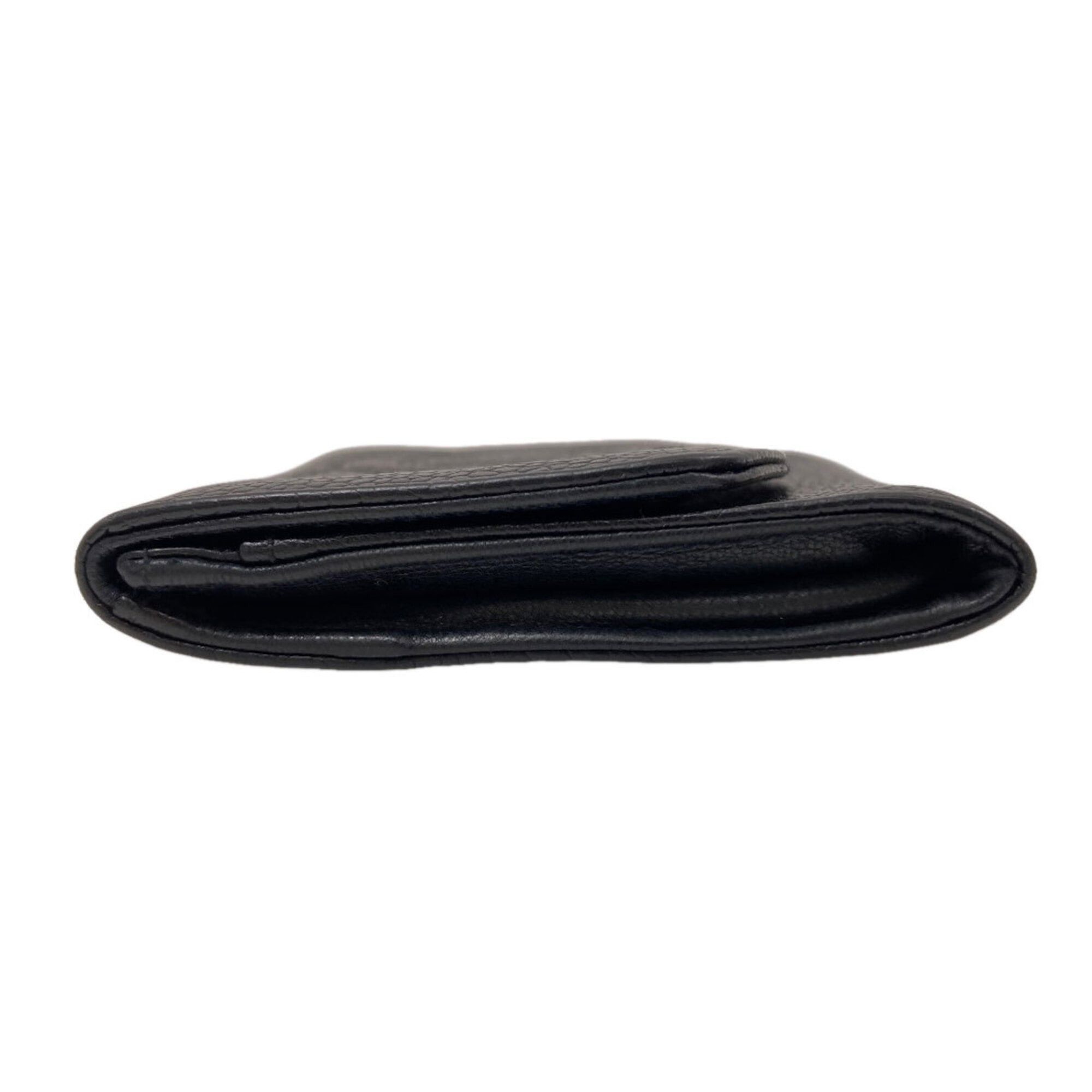 Chanel Chanel Coco Mark Stitch Gold Hardware Coin Case, Grained Calfskin, Women's Size ONE SIZE - 3 Thumbnail