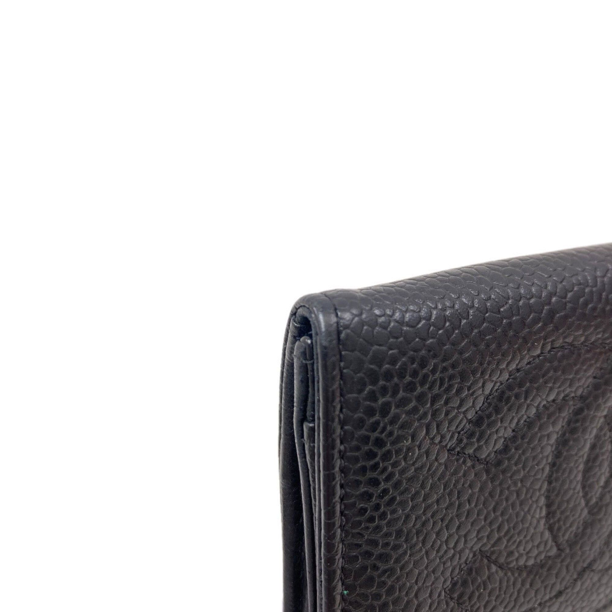 Chanel Chanel Coco Mark Stitch Gold Hardware Coin Case, Grained Calfskin, Women's Size ONE SIZE - 16 Thumbnail