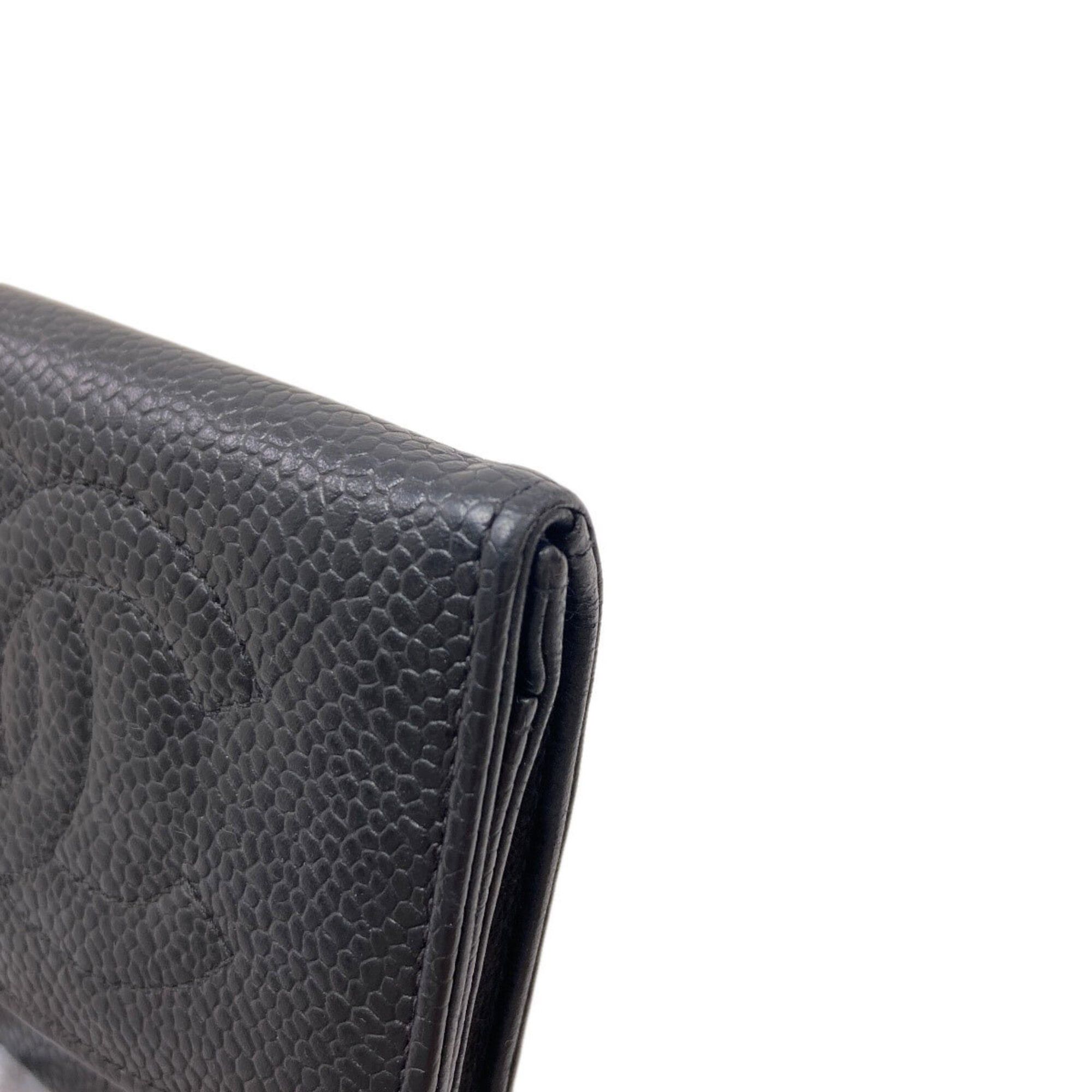 Chanel Chanel Coco Mark Stitch Gold Hardware Coin Case, Grained Calfskin, Women's Size ONE SIZE - 15 Thumbnail