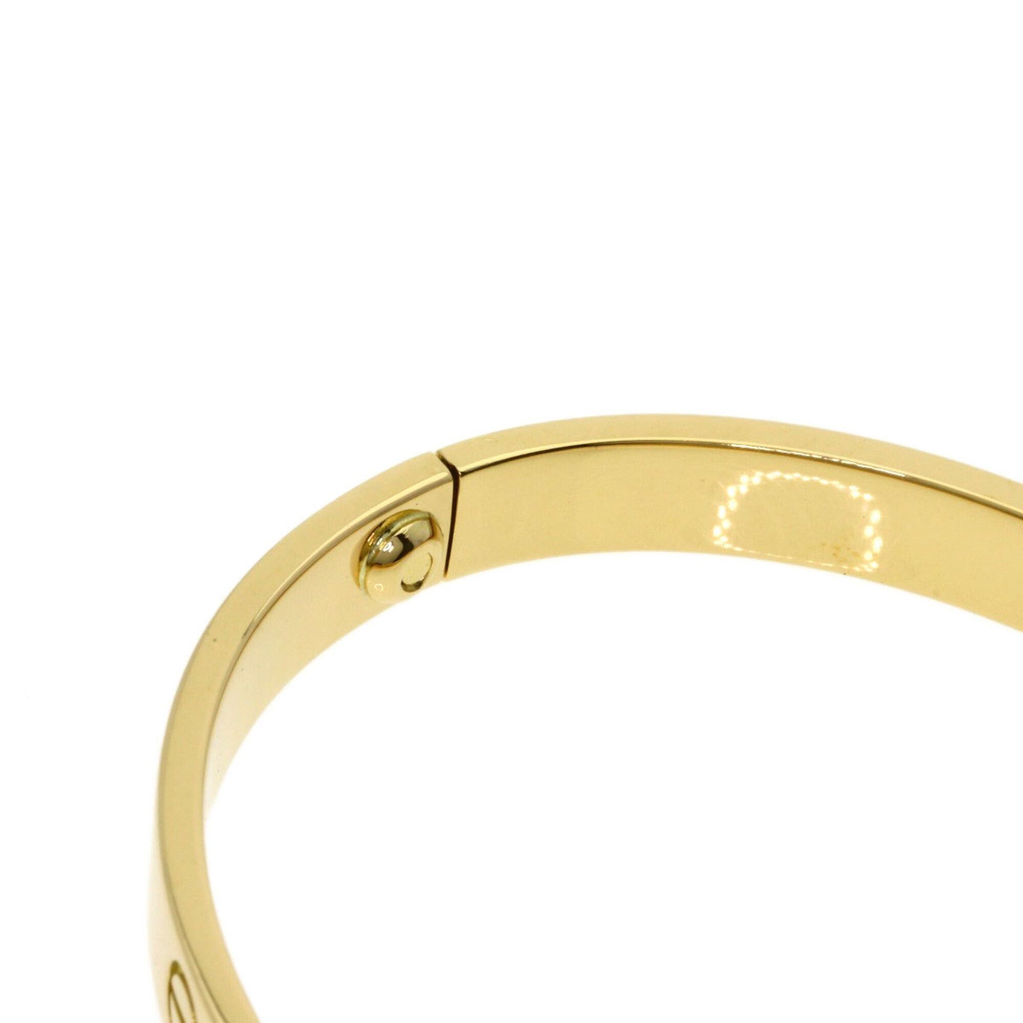 Cartier Cartier Love Bracelet (No Screwdriver) #17 Bracelet, 18K Yellow Gold, Women's Size ONE SIZE - 7 Thumbnail