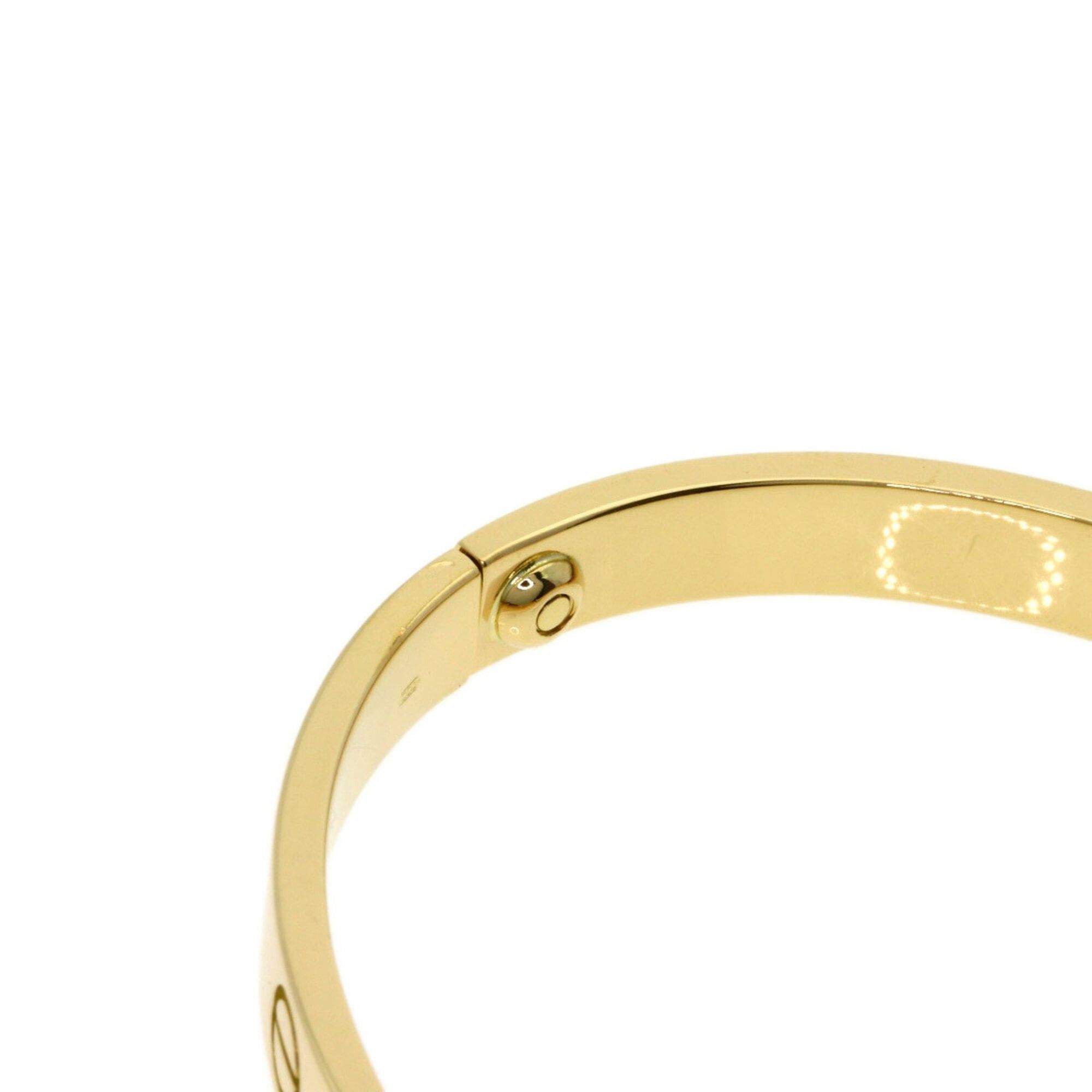 Cartier Cartier Love Bracelet (No Screwdriver) #17 Bracelet, 18K Yellow Gold, Women's Size ONE SIZE - 9 Thumbnail