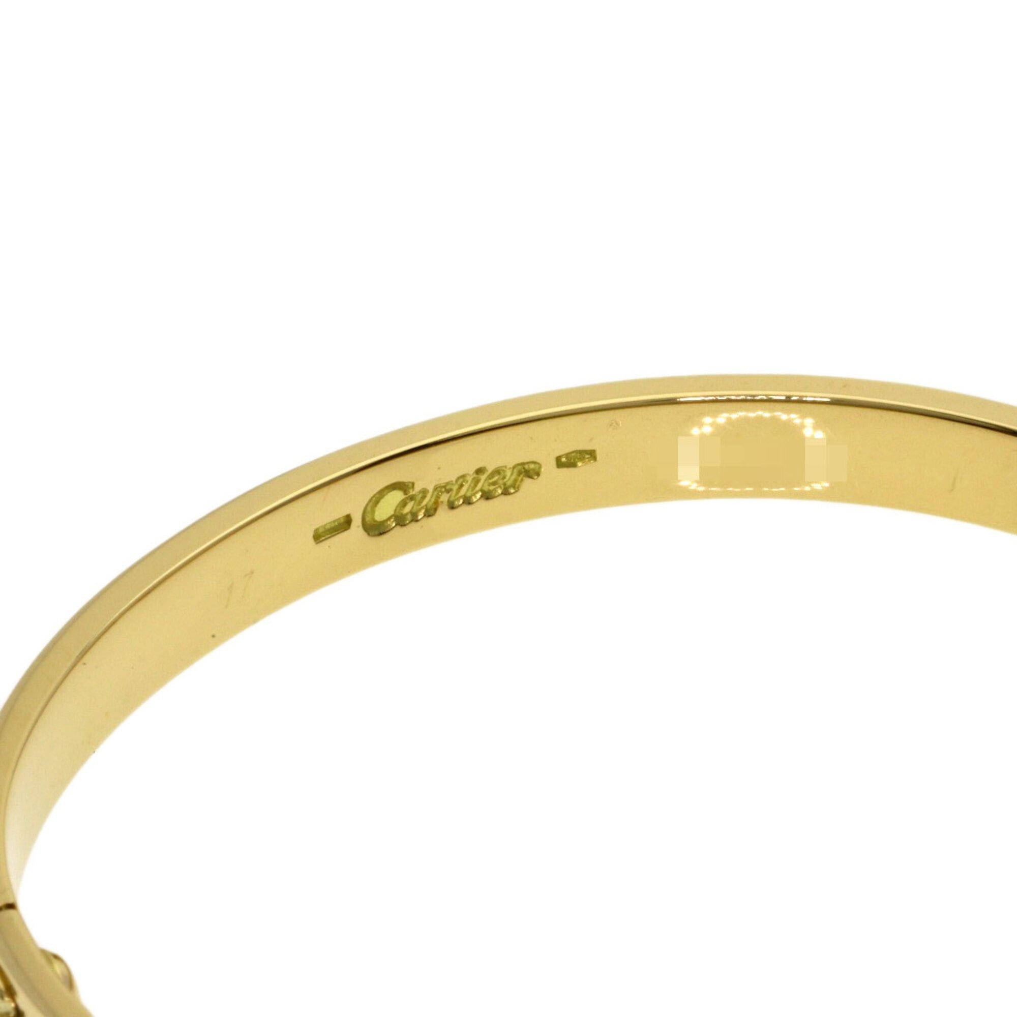 Cartier Cartier Love Bracelet (No Screwdriver) #17 Bracelet, 18K Yellow Gold, Women's Size ONE SIZE - 4 Thumbnail