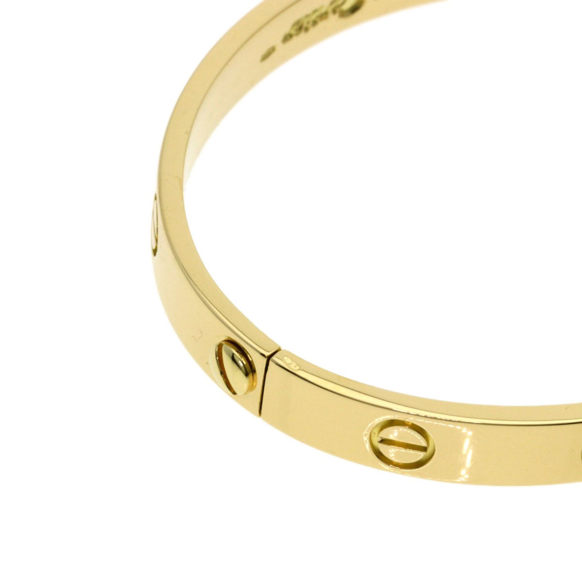 Cartier Cartier Love Bracelet (No Screwdriver) #17 Bracelet, 18K Yellow Gold, Women's Size ONE SIZE - 8 Thumbnail