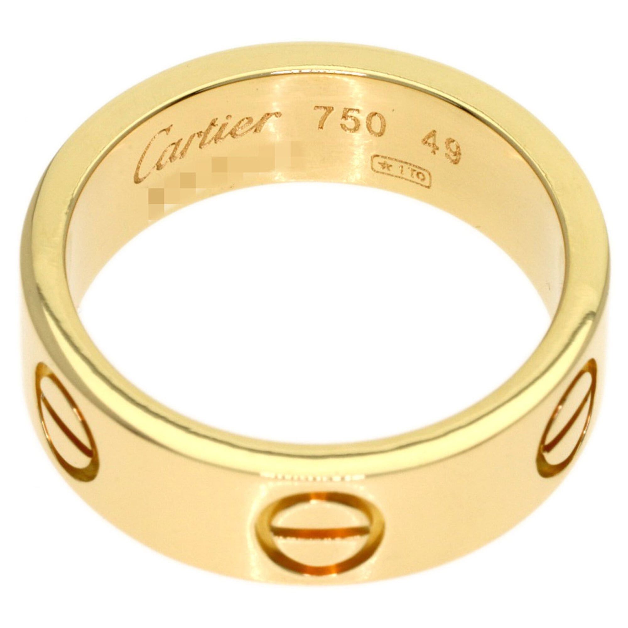 Cartier Cartier Love Ring #49, 18K Yellow Gold, Women's Size ONE SIZE - 4 Thumbnail