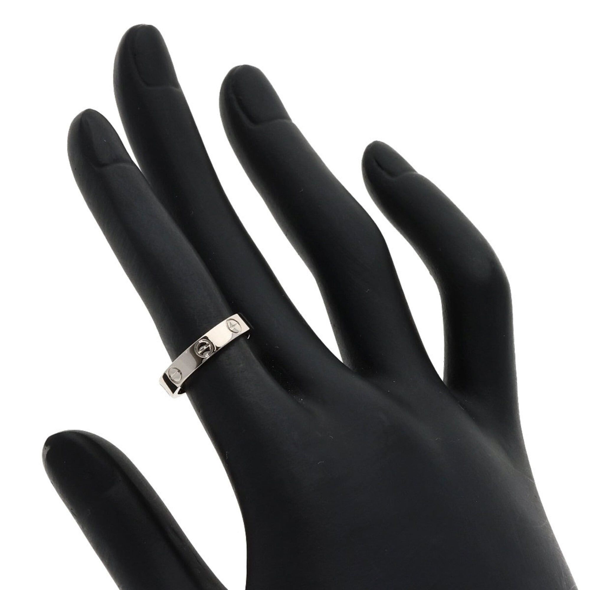 Cartier Cartier Love Ring #48, 18K White Gold, Women's Size ONE SIZE - 5 Thumbnail
