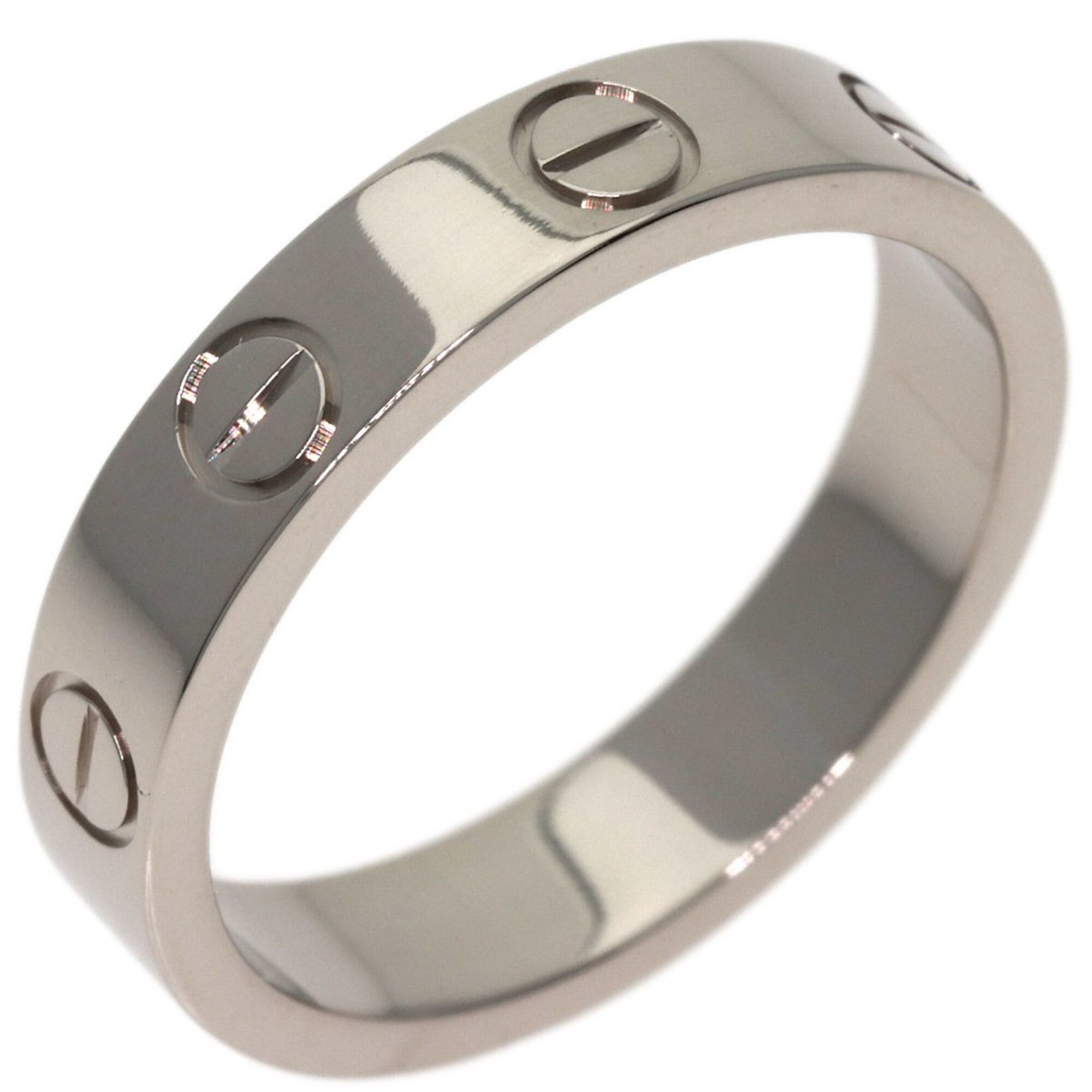 Cartier Cartier Love Ring #48, 18K White Gold, Women's Size ONE SIZE - 2 Thumbnail