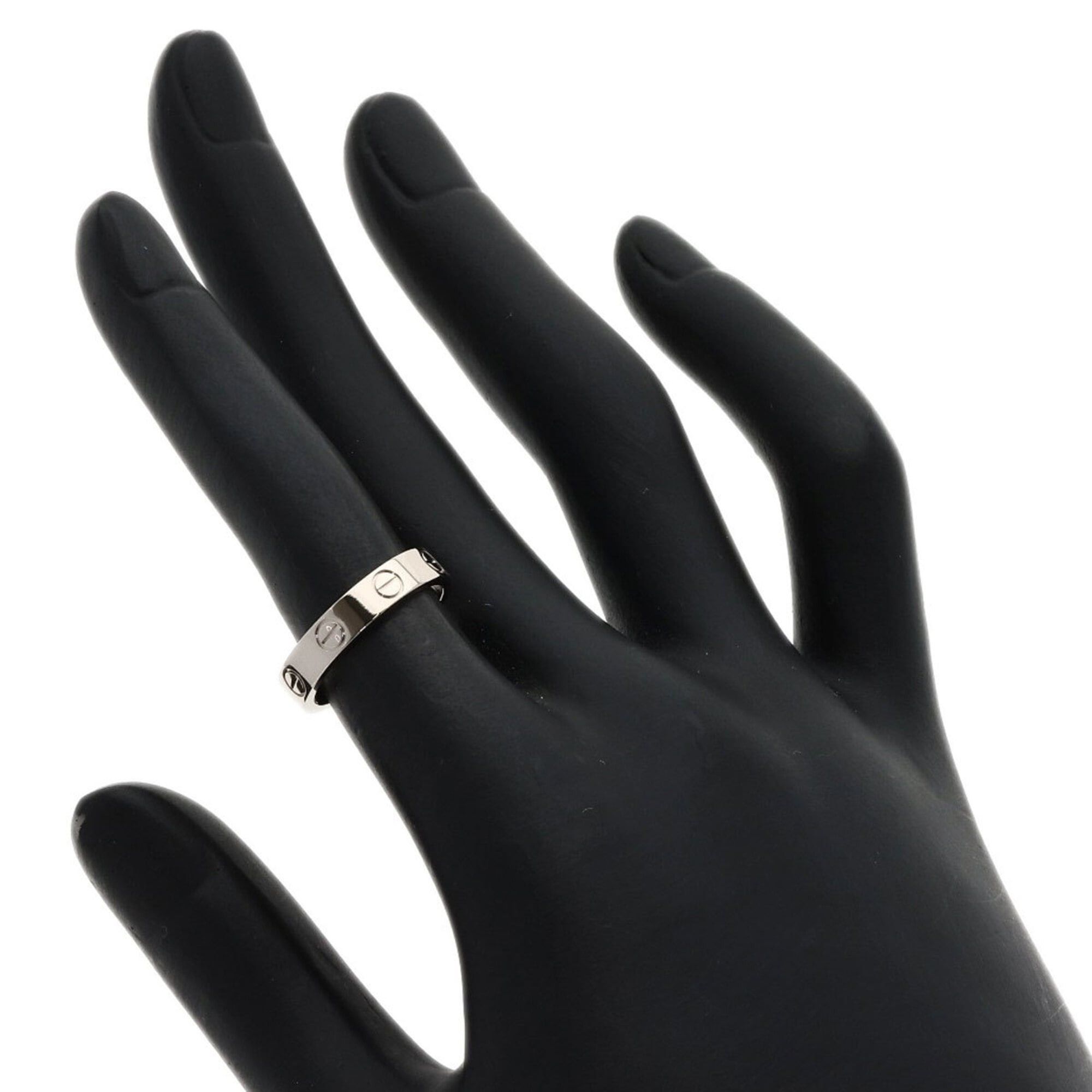 Cartier Cartier Love Ring #48, 18K White Gold, Women's Size ONE SIZE - 5 Thumbnail
