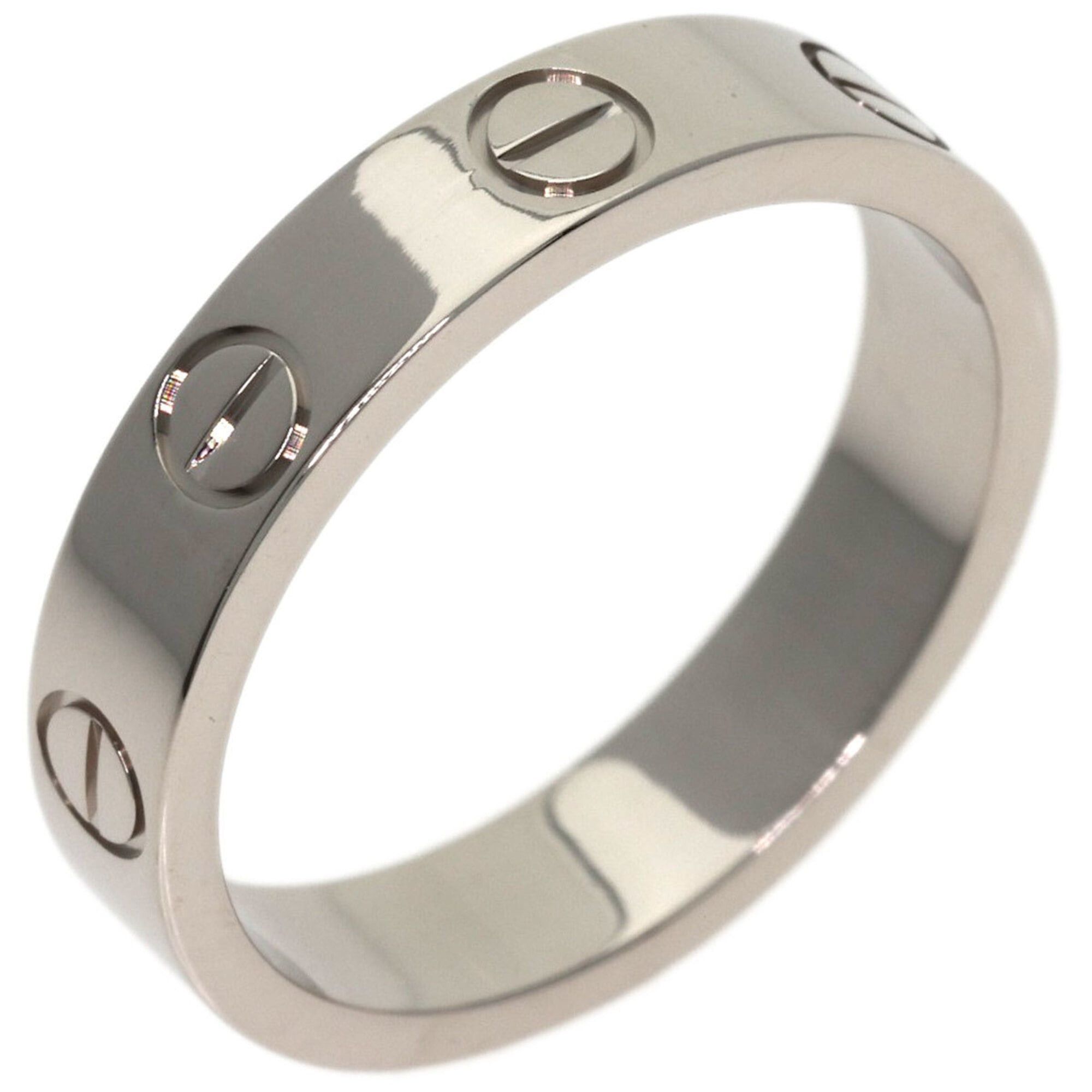Cartier Cartier Love Ring #48, 18K White Gold, Women's Size ONE SIZE - 2 Thumbnail