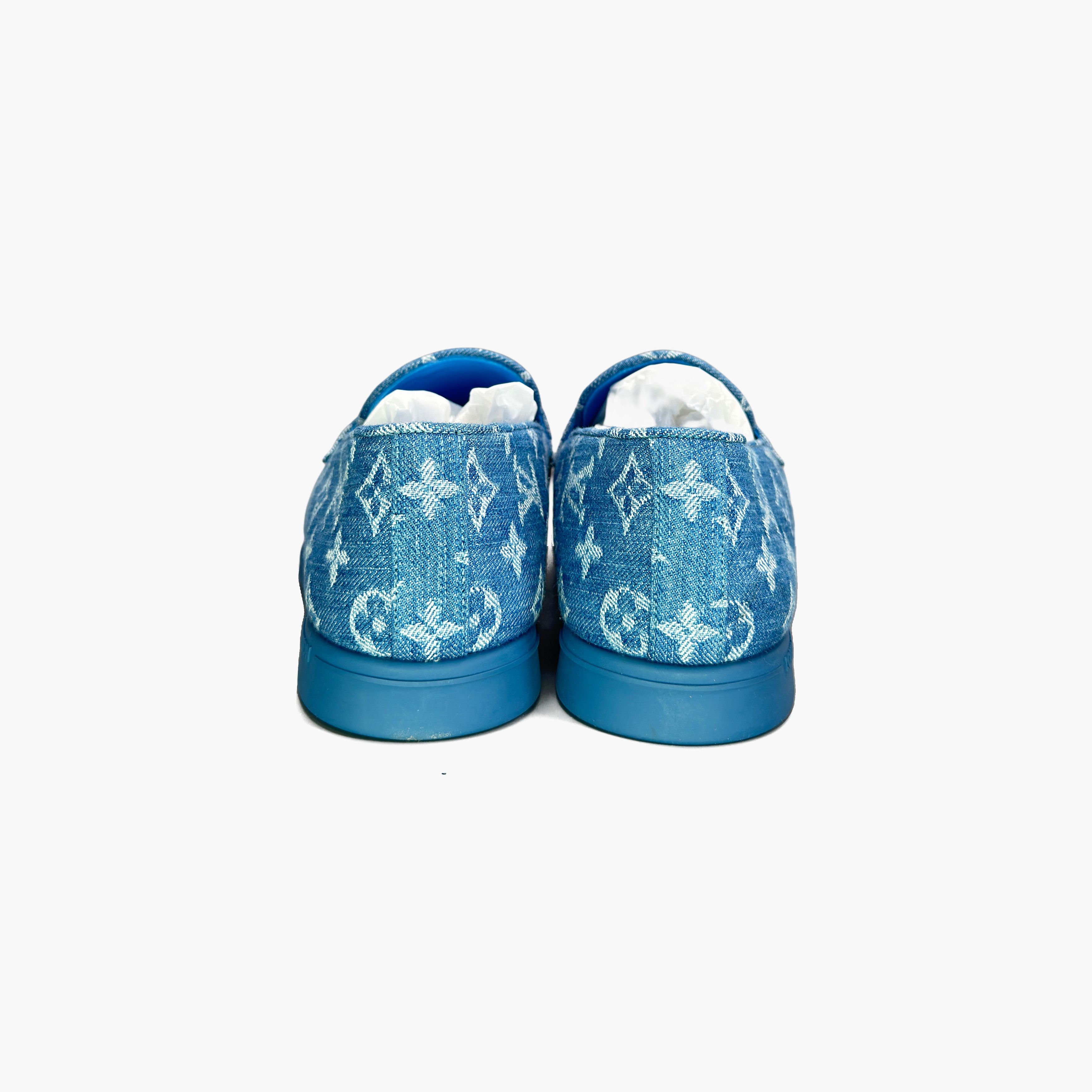 Louis Vuitton Louis Vuitton Monogram Denim Slip Ons US 8.5 Size US 8.5 / EU 41-42 - 6 Thumbnail