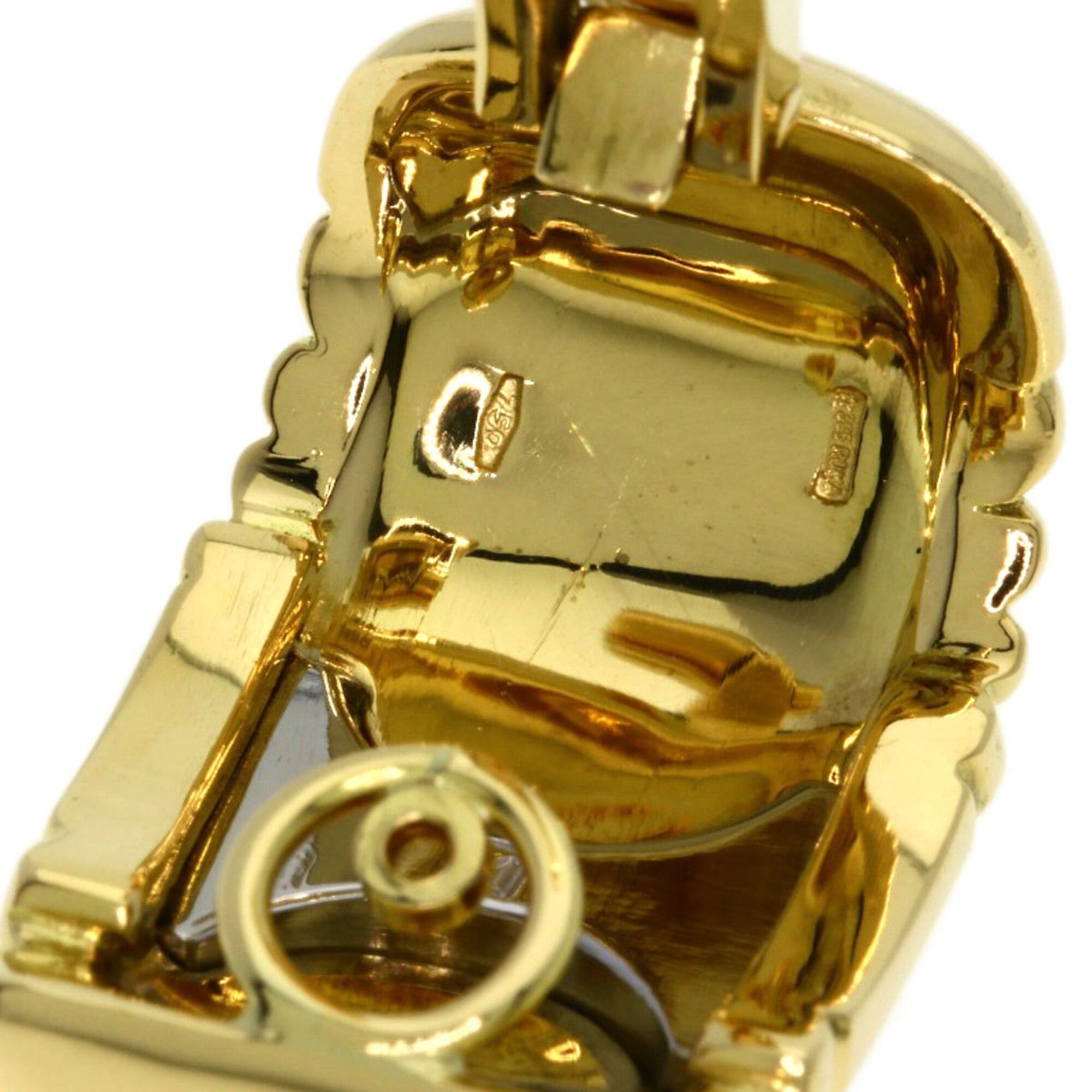Bvlgari Bvlgari Parentesi Earrings, 18K Yellow Gold/Stainless Steel, Women's Size ONE SIZE - 8 Thumbnail