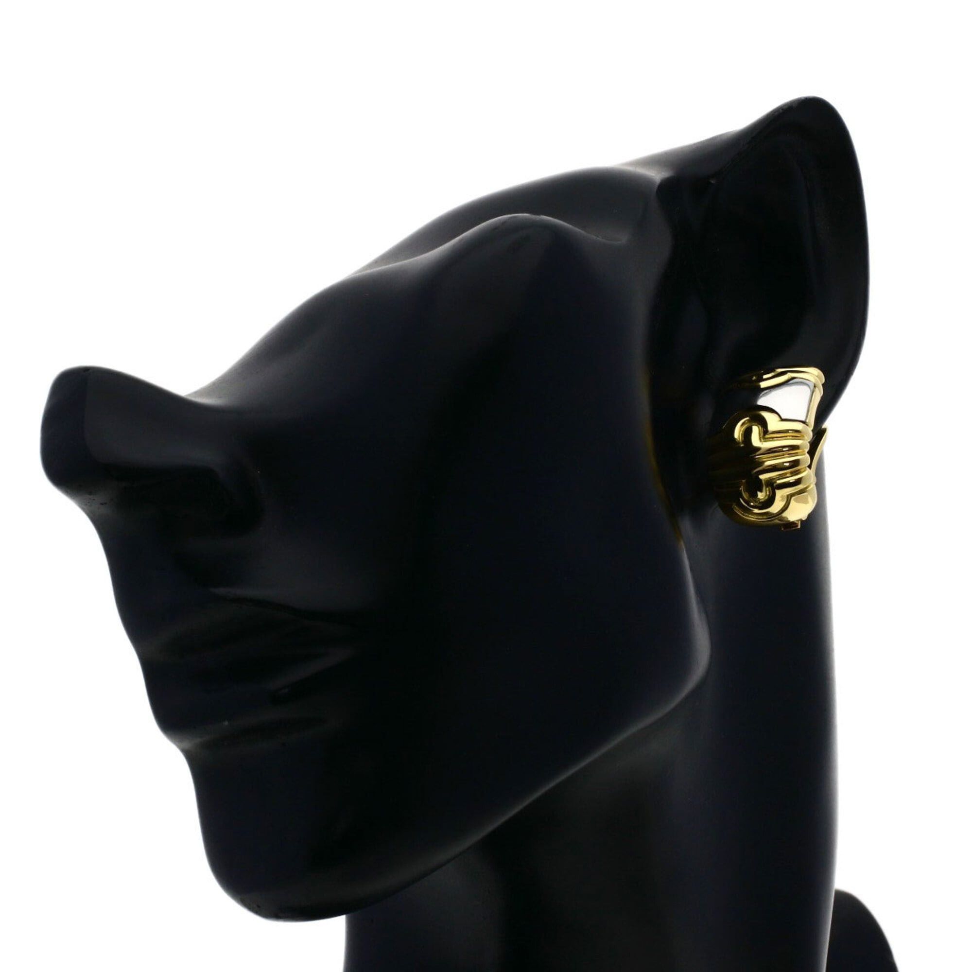 Bvlgari Bvlgari Parentesi Earrings, 18K Yellow Gold/Stainless Steel, Women's Size ONE SIZE - 5 Thumbnail