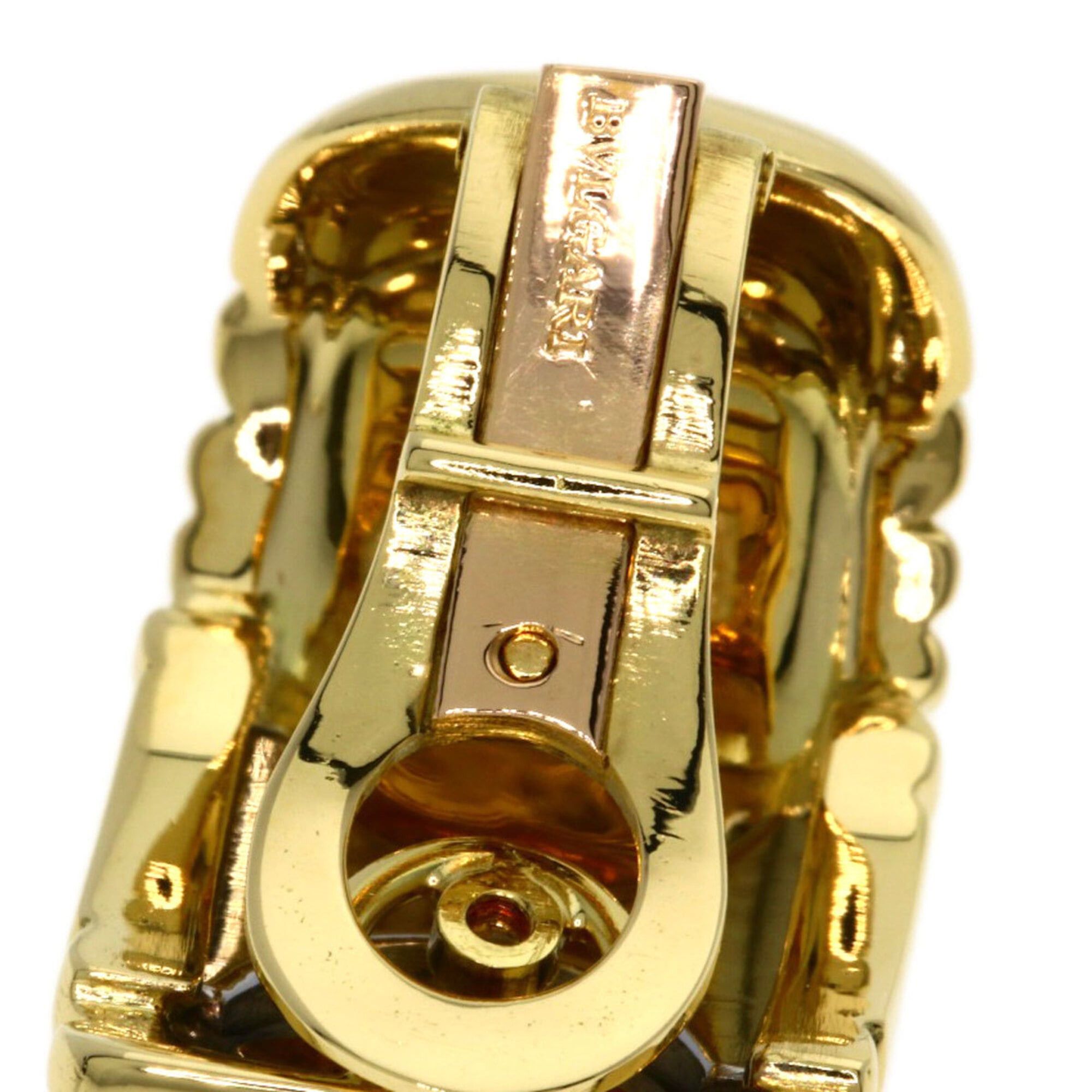 Bvlgari Bvlgari Parentesi Earrings, 18K Yellow Gold/Stainless Steel, Women's Size ONE SIZE - 7 Thumbnail