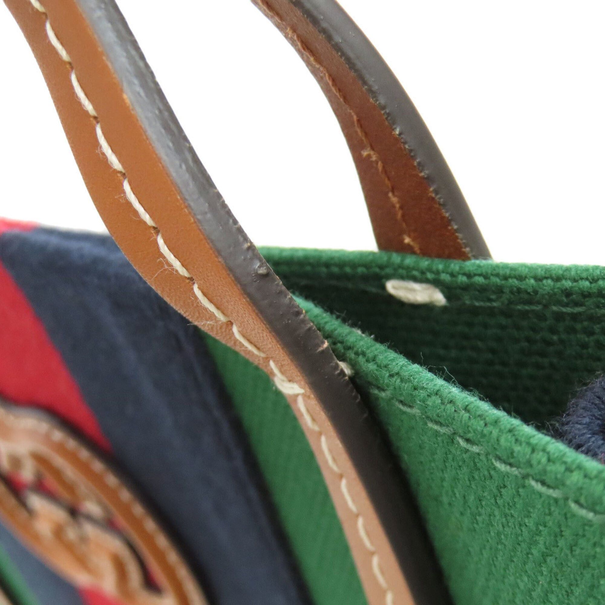 Gucci Gucci 727701 Interlocking G 2-Way Tote Bag, Canvas/Leather, Women's Size ONE SIZE - 16 Thumbnail