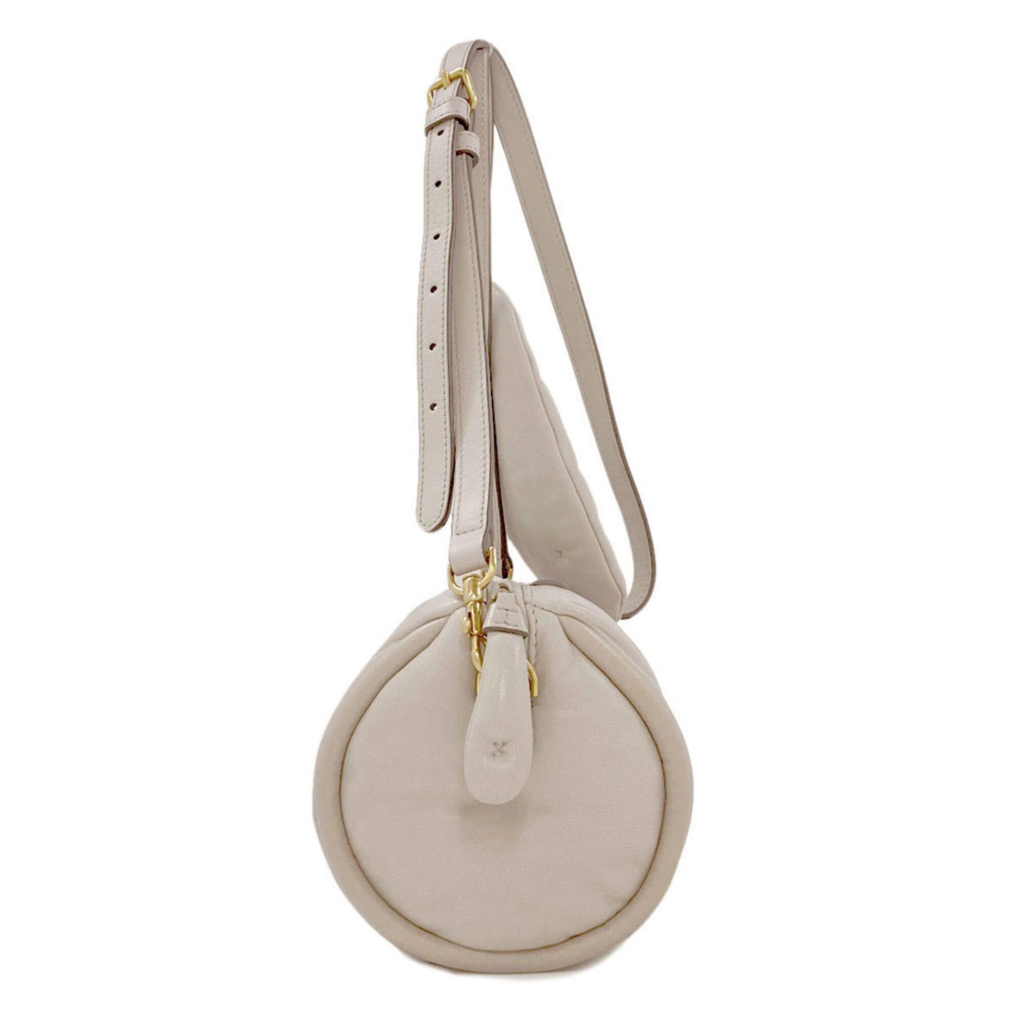 Anya Hindmarch Anya Hindmarch Chubby Barrel Shoulder Bag, Leather, Women's Size ONE SIZE - 3 Thumbnail