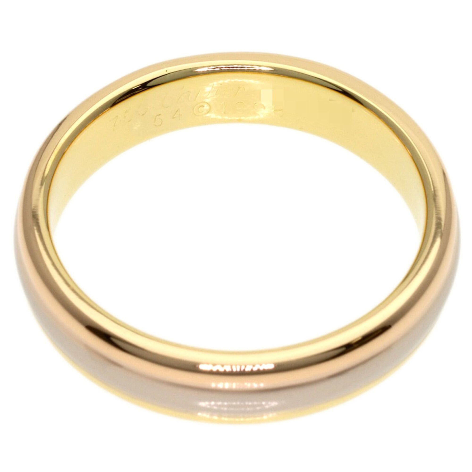 Cartier Cartier 3-color #54 ring in 18K yellow gold/18K rose white gold for women. Size ONE SIZE - 4 Thumbnail