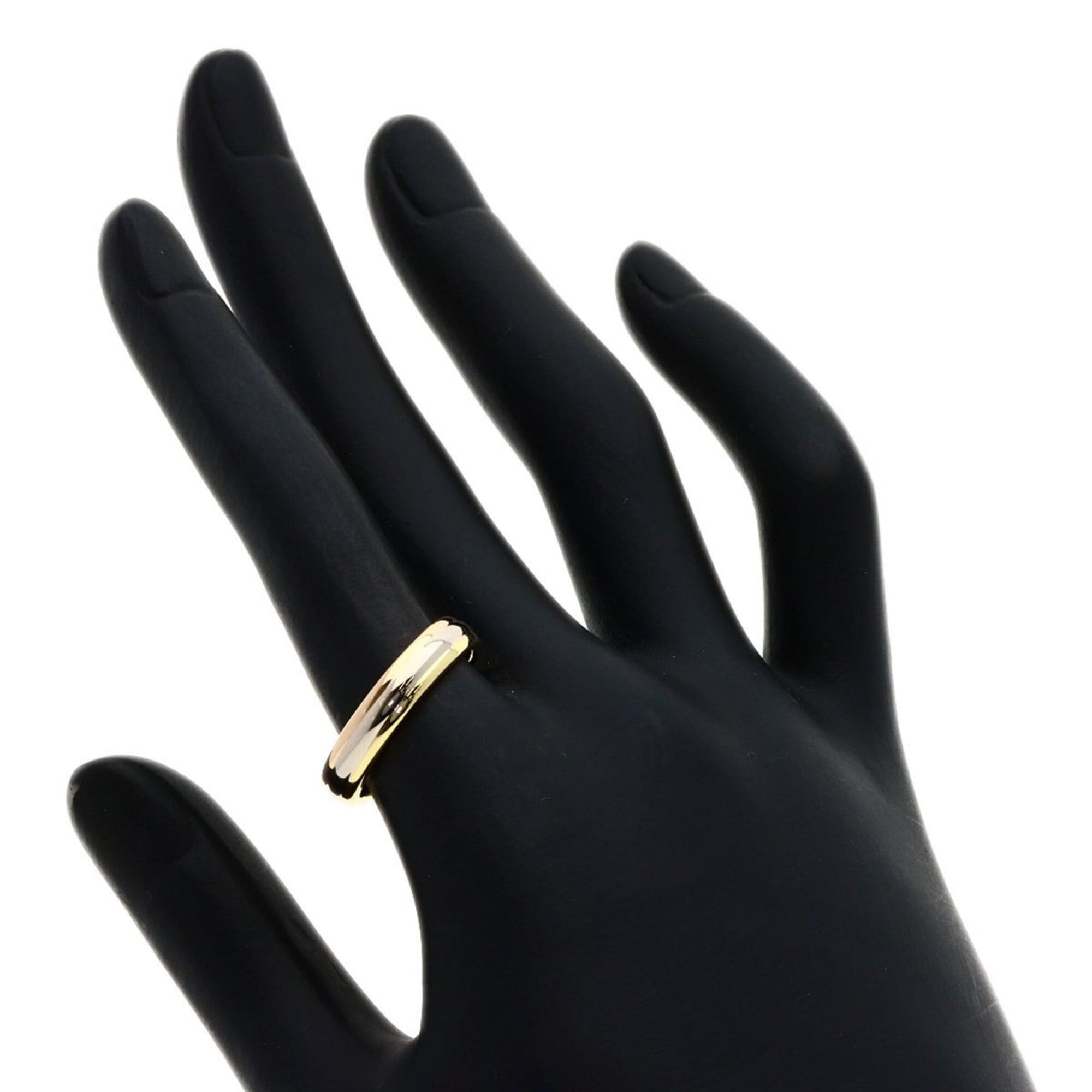 Cartier Cartier 3-color #54 ring in 18K yellow gold/18K rose white gold for women. Size ONE SIZE - 5 Thumbnail
