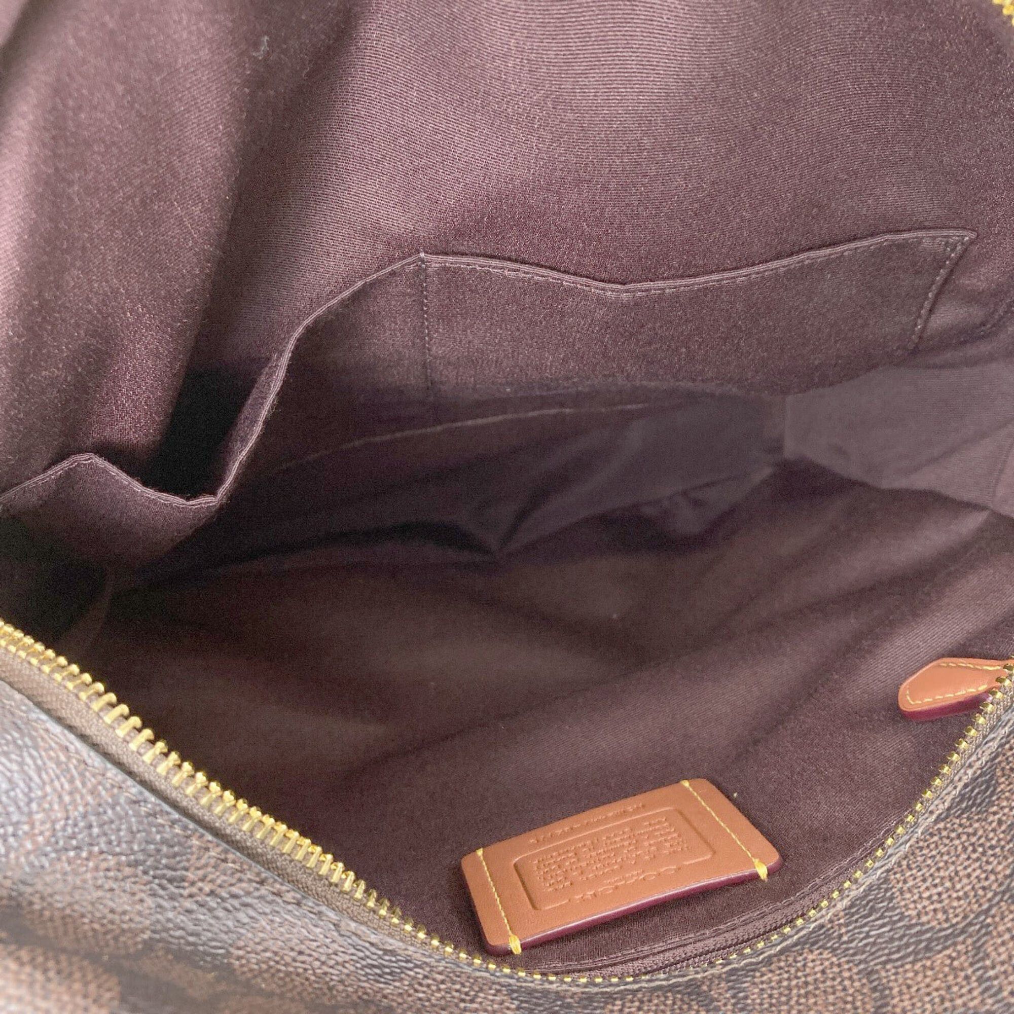 Coach Coach CZ176 Signature Backpack/Daypack, PVC/Calf Leather, Women's Size ONE SIZE - 5 Thumbnail